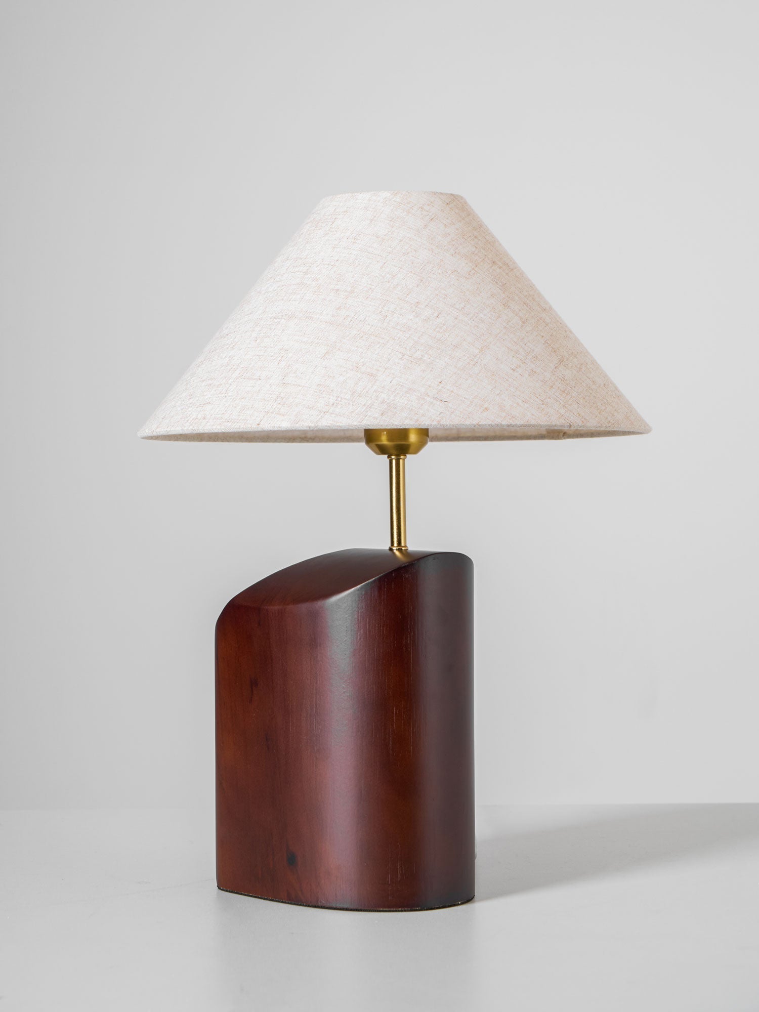 Halene Wood Fabric Table Lamp