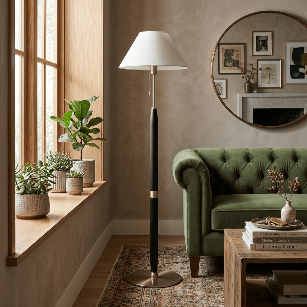 Rinanelle Wood Floor Lamp