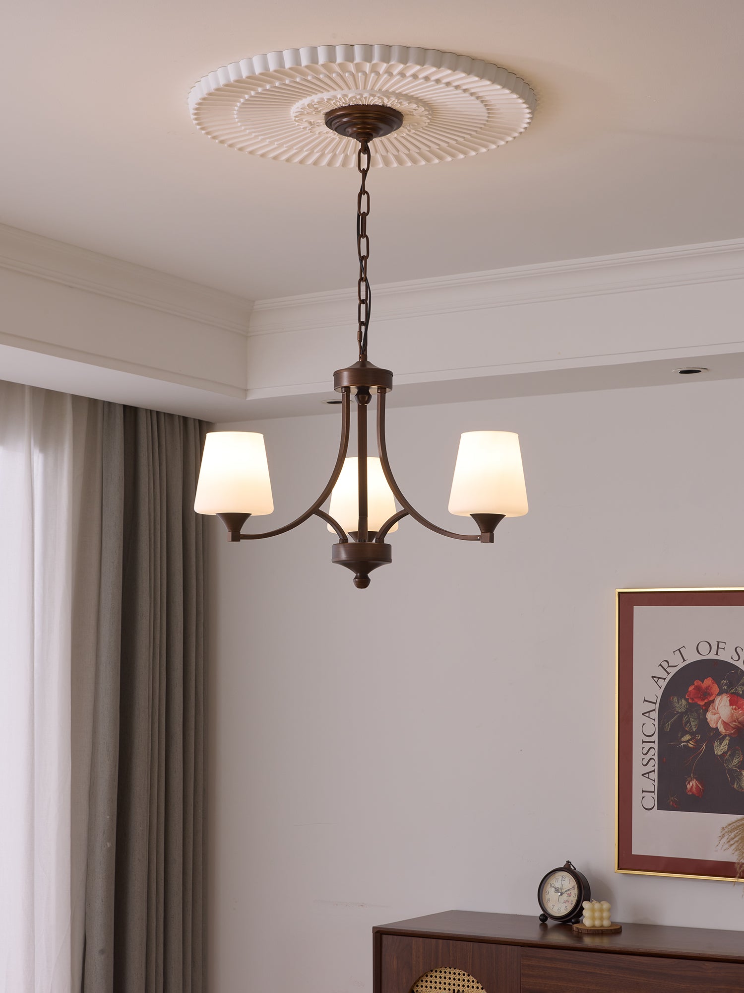 Ardena Elegance Vintage Classic Glass Chandelier