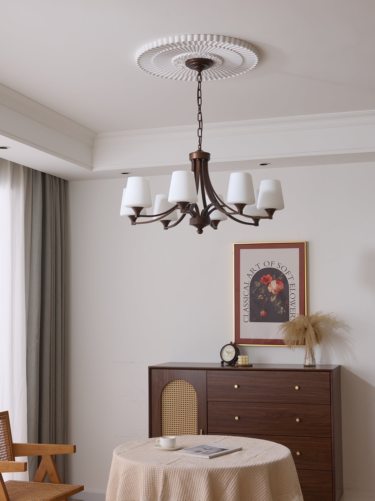 Ardena Elegance Vintage Classic Glass Chandelier