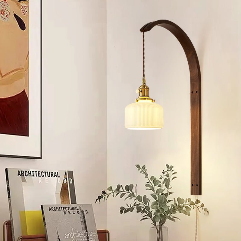 Arvyn Ardent Wood Wall Lamp