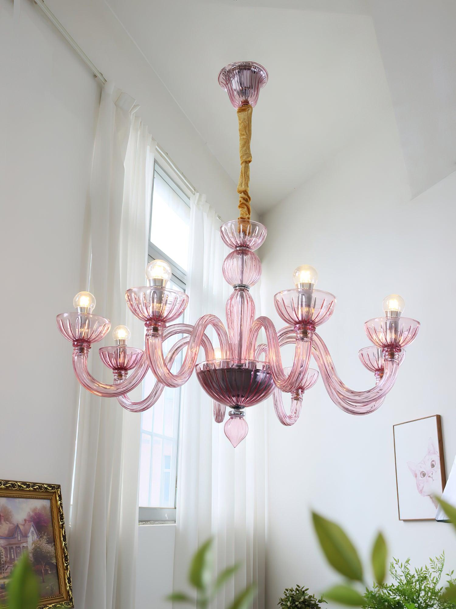 Lioraniel Chandelier Murano Glass Elegant Handcrafted