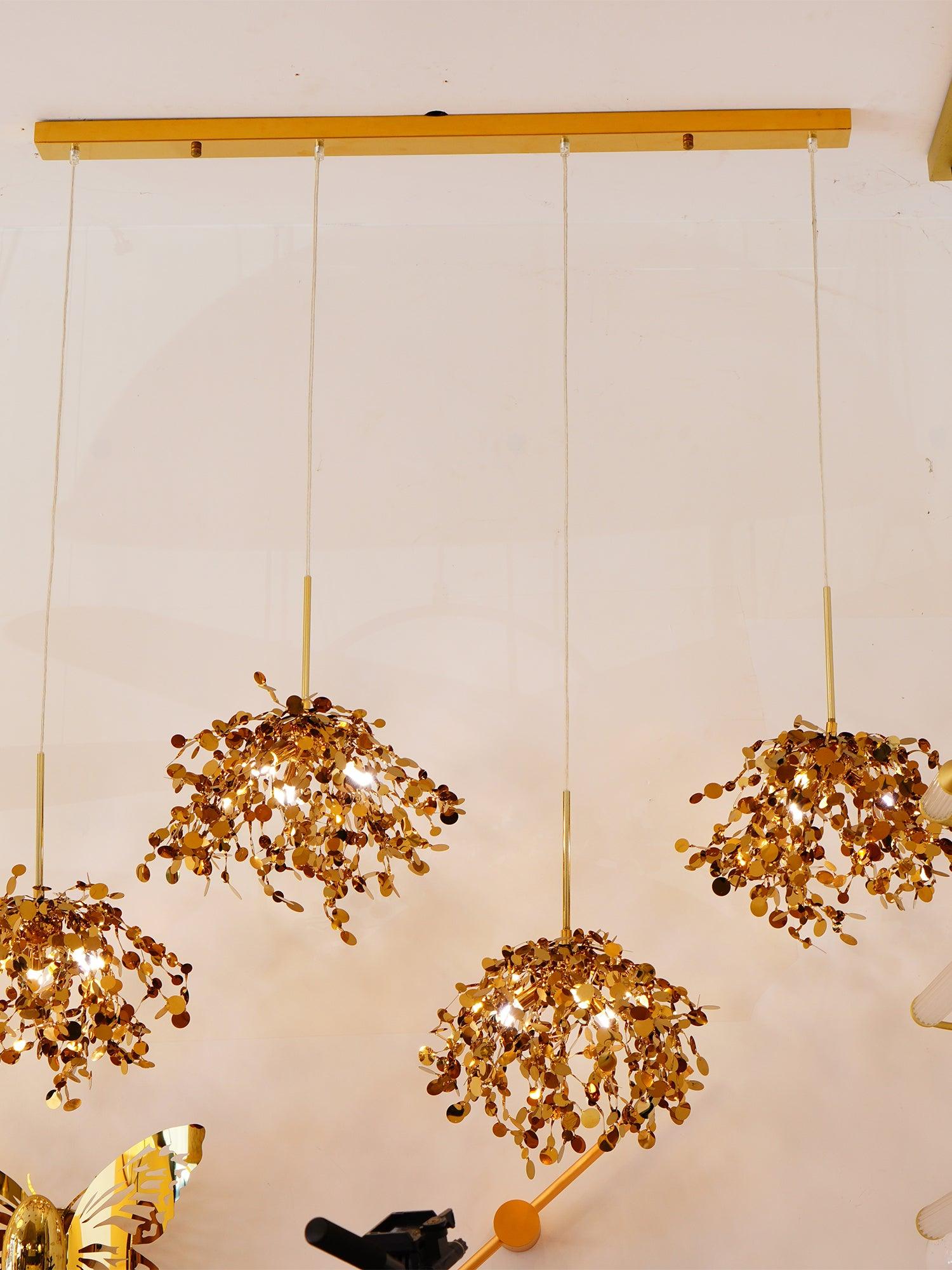 Noruielle Pendant Lamp Metallic Disc Cloud