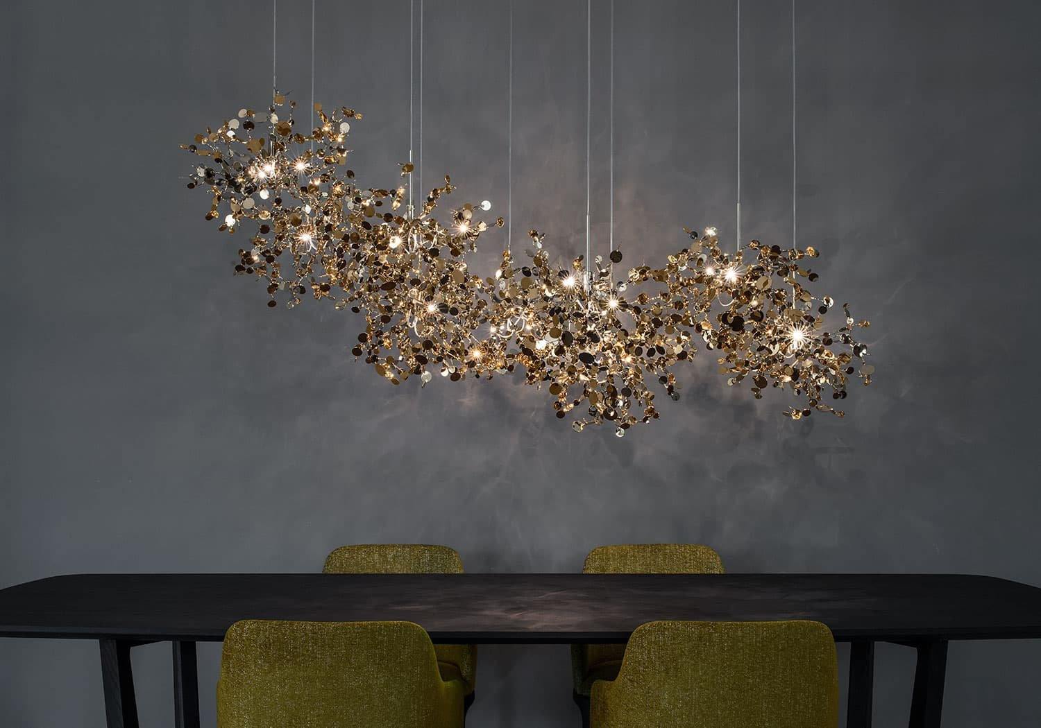 Noruielle Pendant Lamp Metallic Disc Cloud