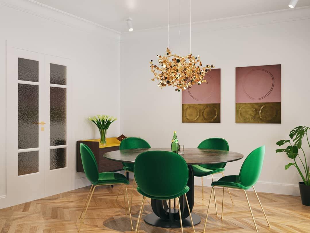 Noruielle Pendant Lamp Metallic Disc Cloud