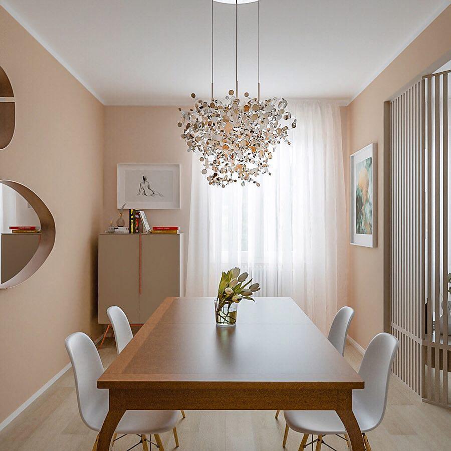 Noruielle Pendant Lamp Metallic Disc Cloud