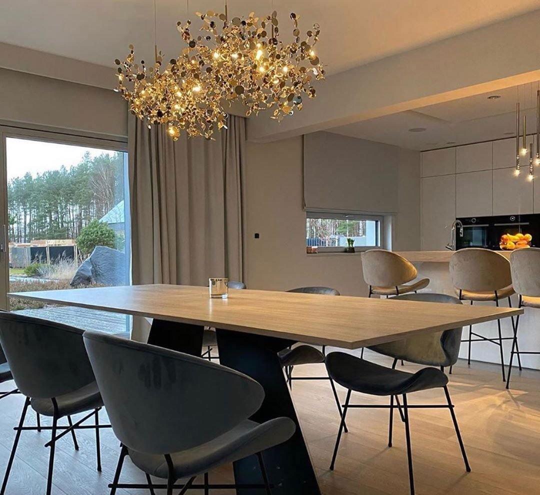 Noruielle Pendant Lamp Metallic Disc Cloud