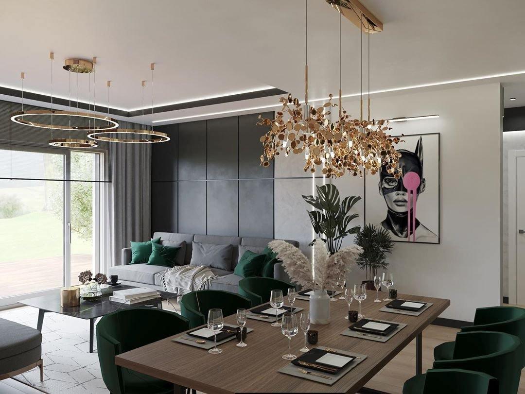 Noruielle Pendant Lamp Metallic Disc Cloud