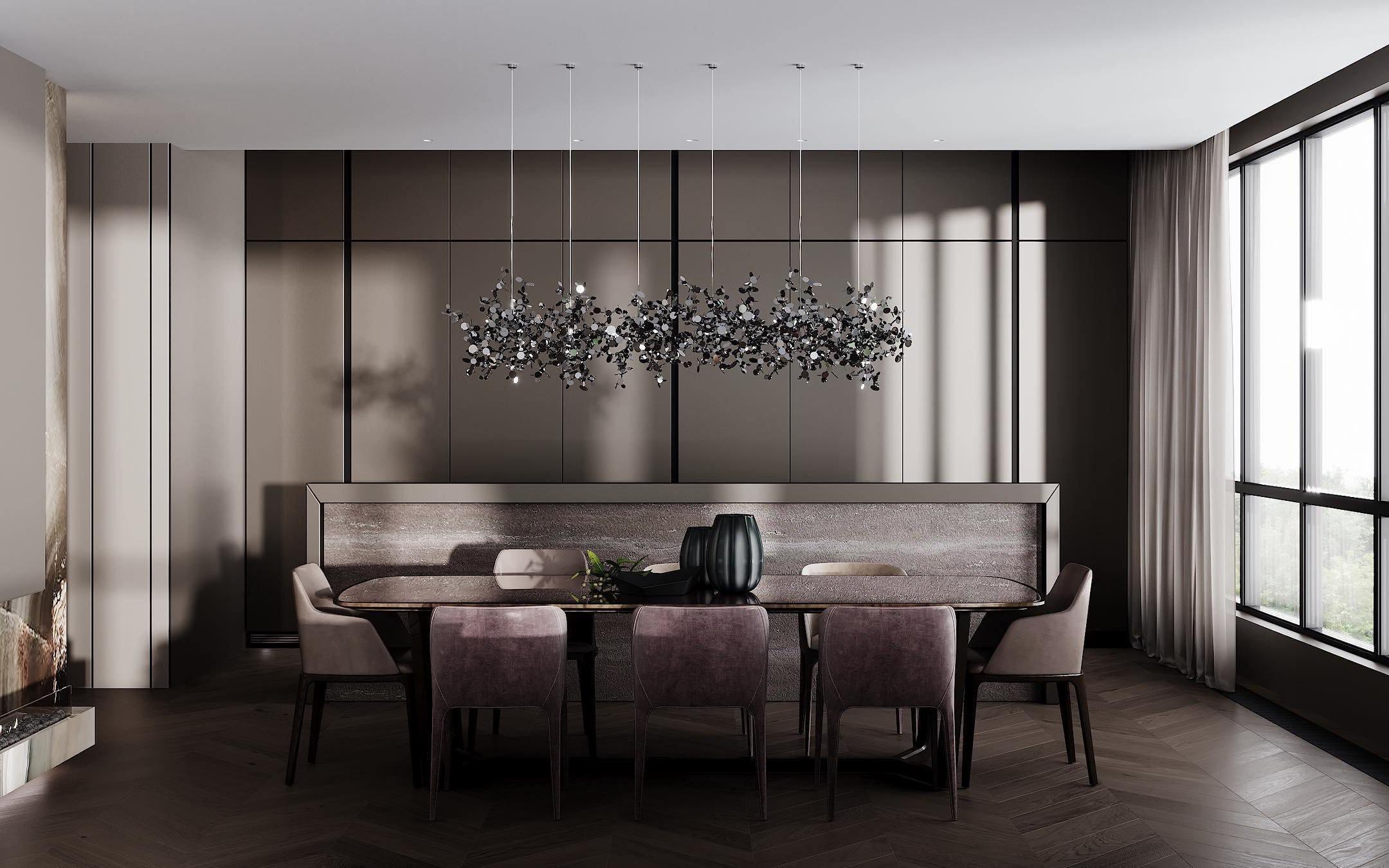 Noruielle Pendant Lamp Metallic Disc Cloud