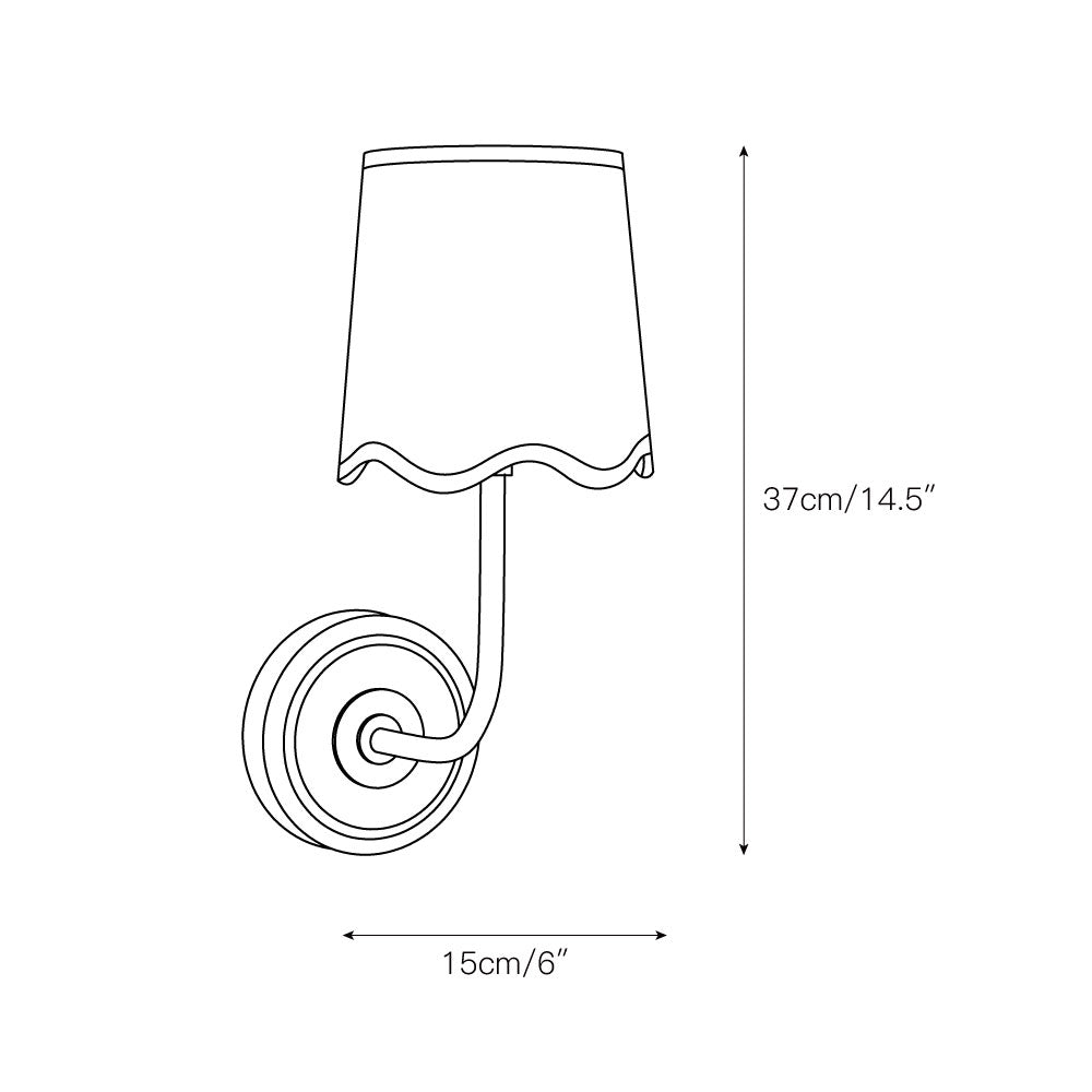 Sifuvyo Modern Minimalist Fabric Wall Lamp