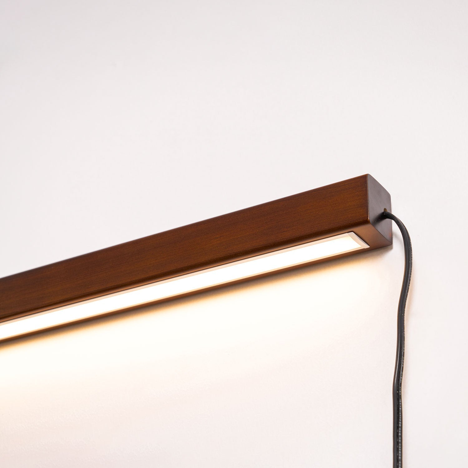 Bryf Wall Lamp Linear Wood Plug In