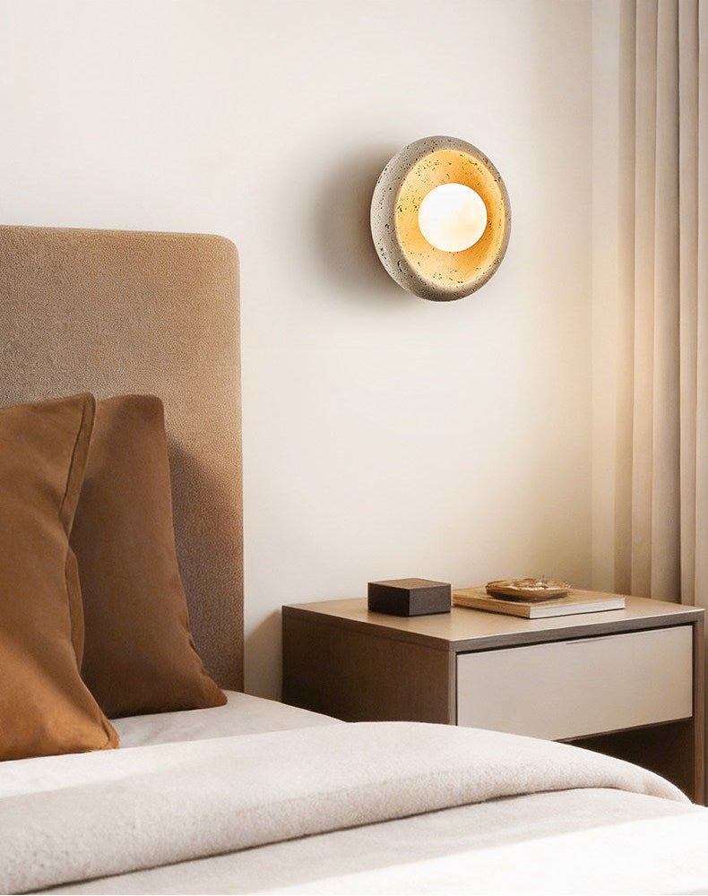 Valiselle Travertine Wall Light