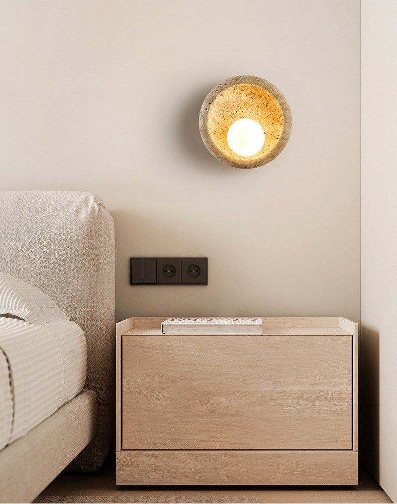 Valiselle Travertine Wall Light