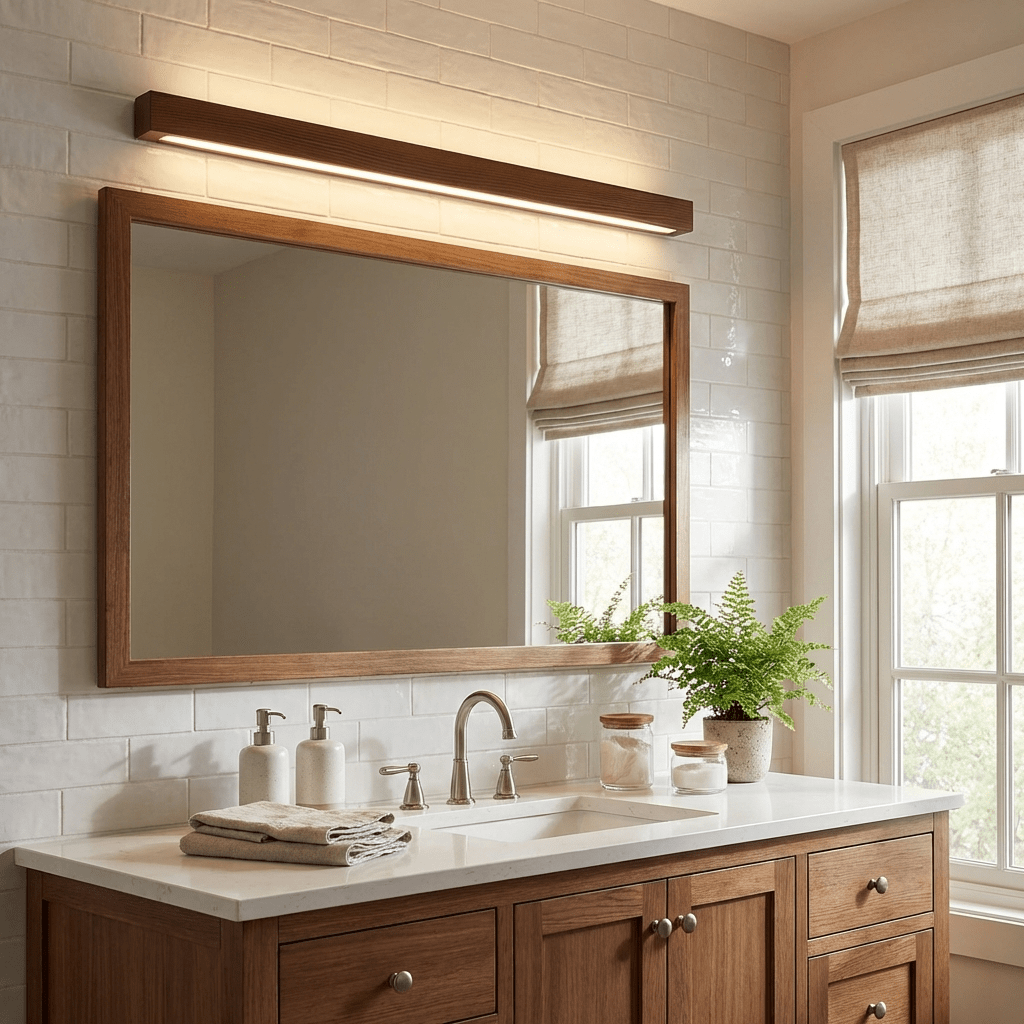 Hawley Linear Wood Indoor Wall Light