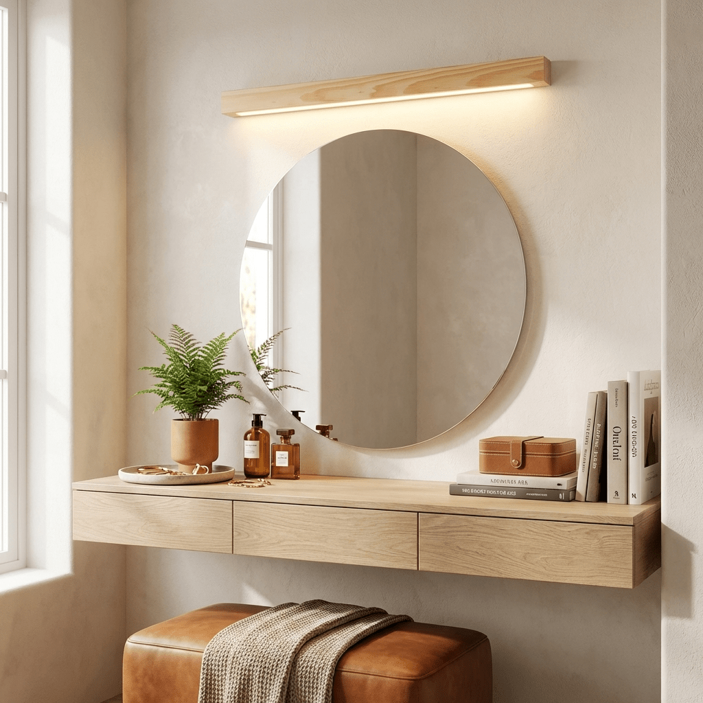 Hawley Linear Wood Indoor Wall Light