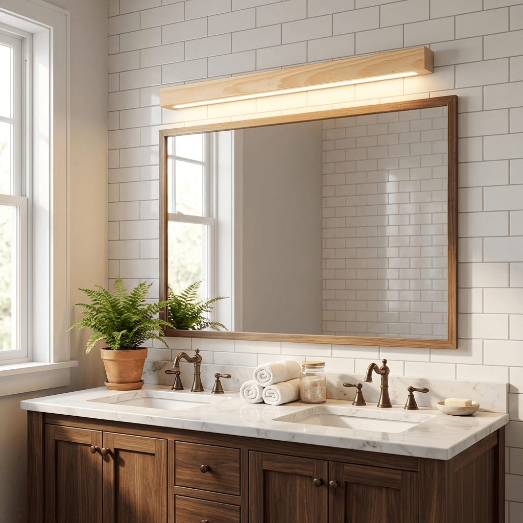 Hawley Linear Wood Indoor Wall Light