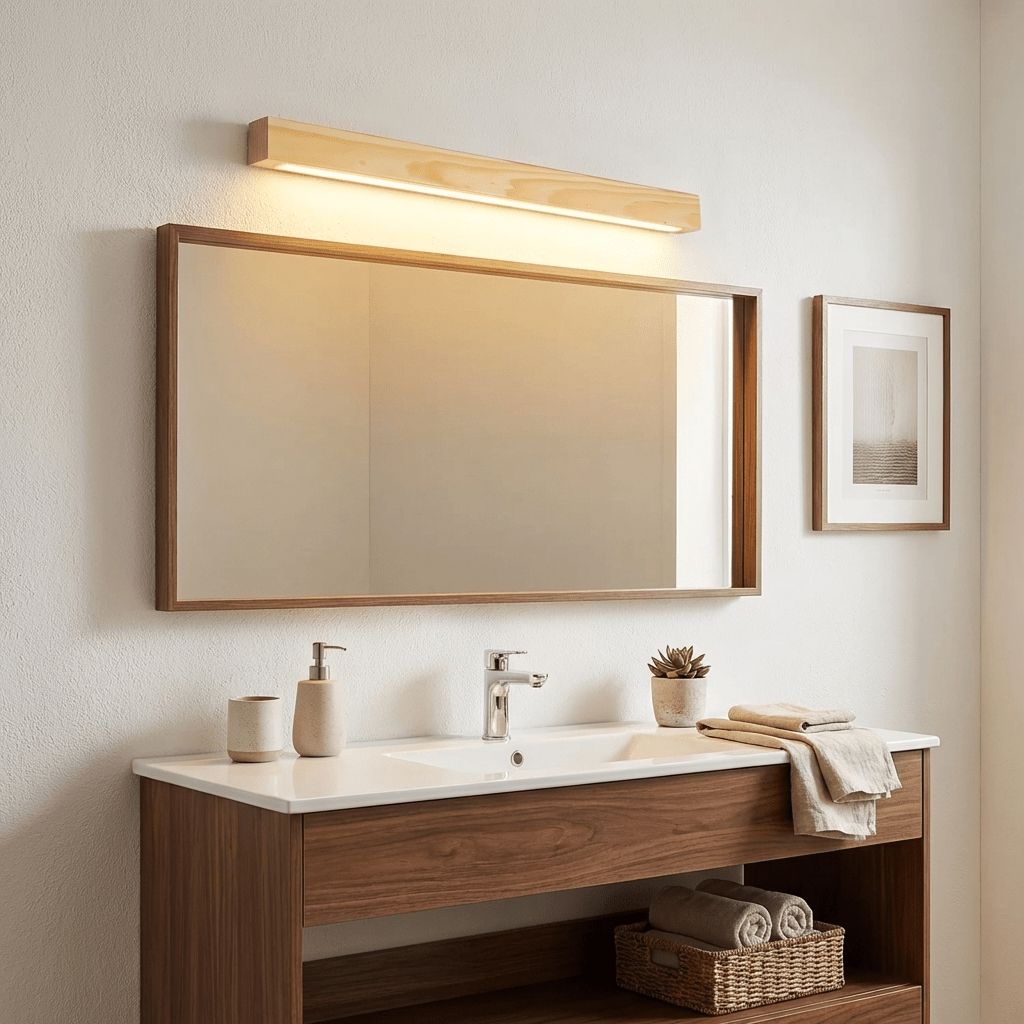 Hawley Linear Wood Indoor Wall Light