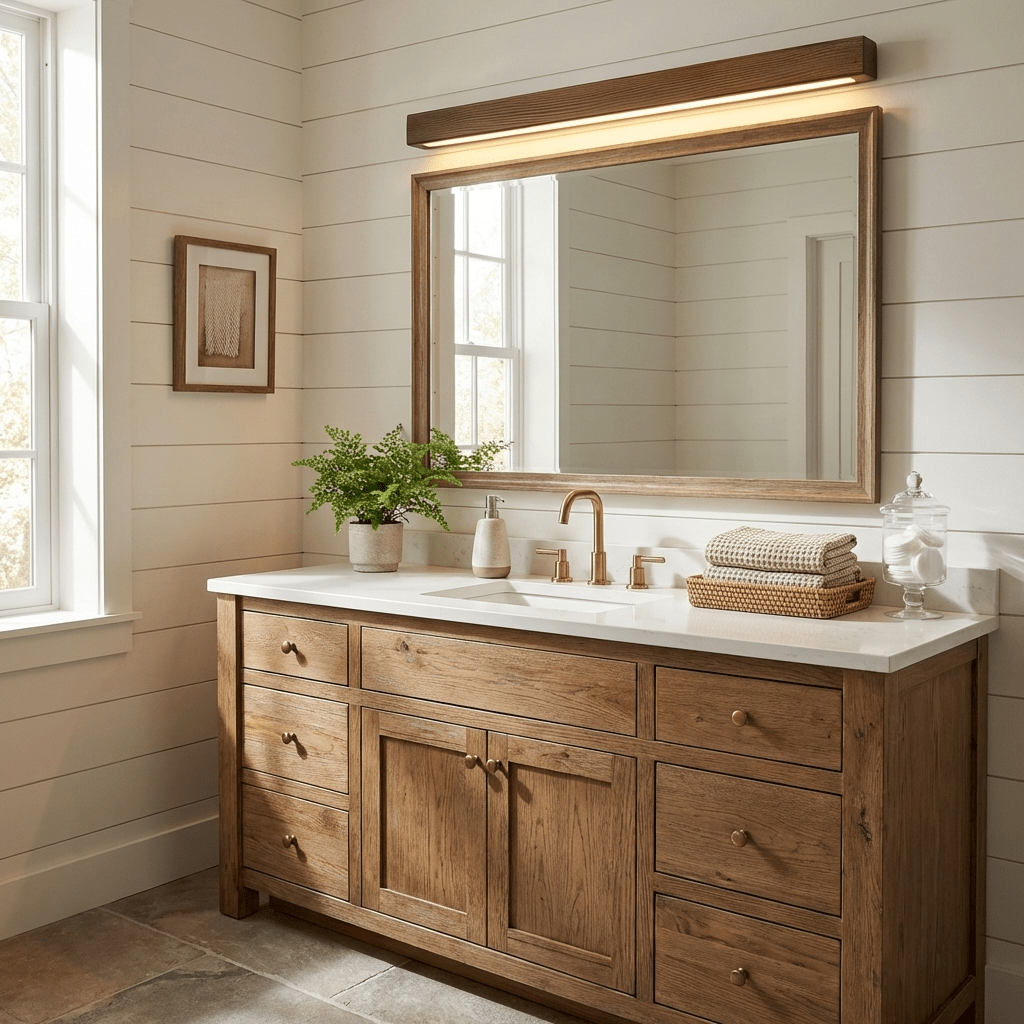 Hawley Linear Wood Indoor Wall Light