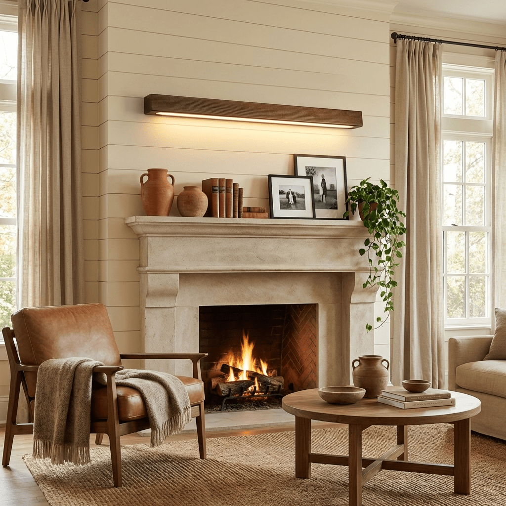 Hawley Linear Wood Indoor Wall Light