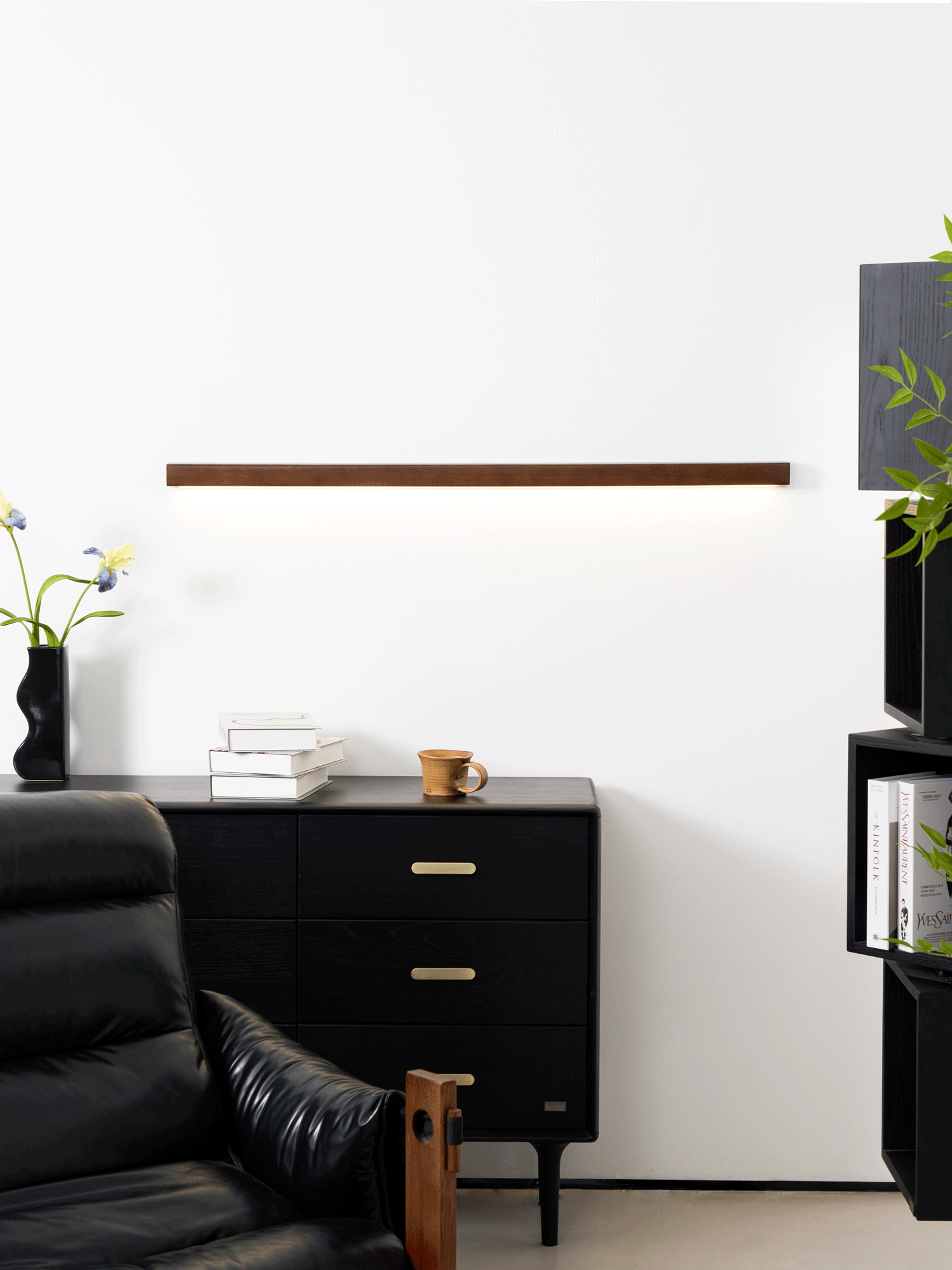 Hawley Linear Wood Indoor Wall Light