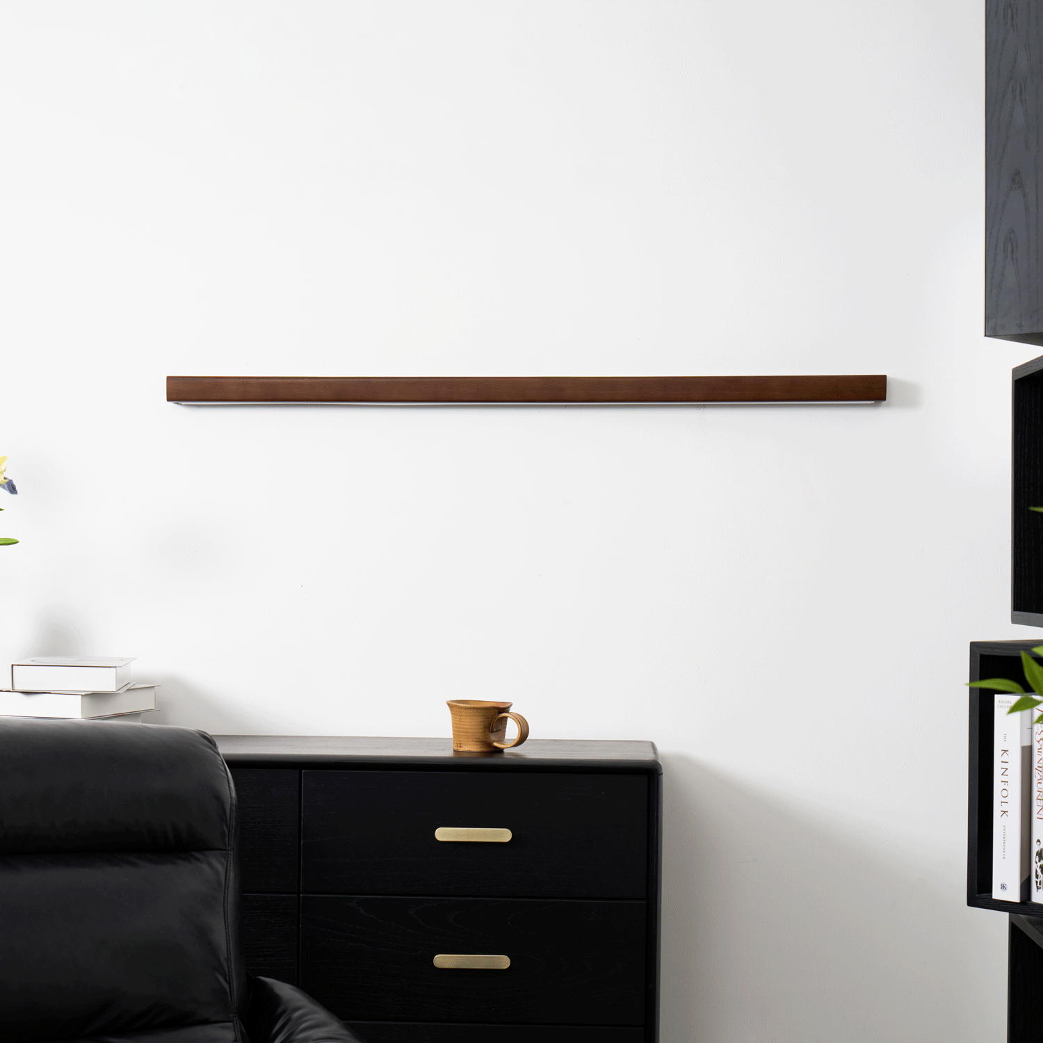 Elvivine Wall Light Wood Linear Minimalist LED