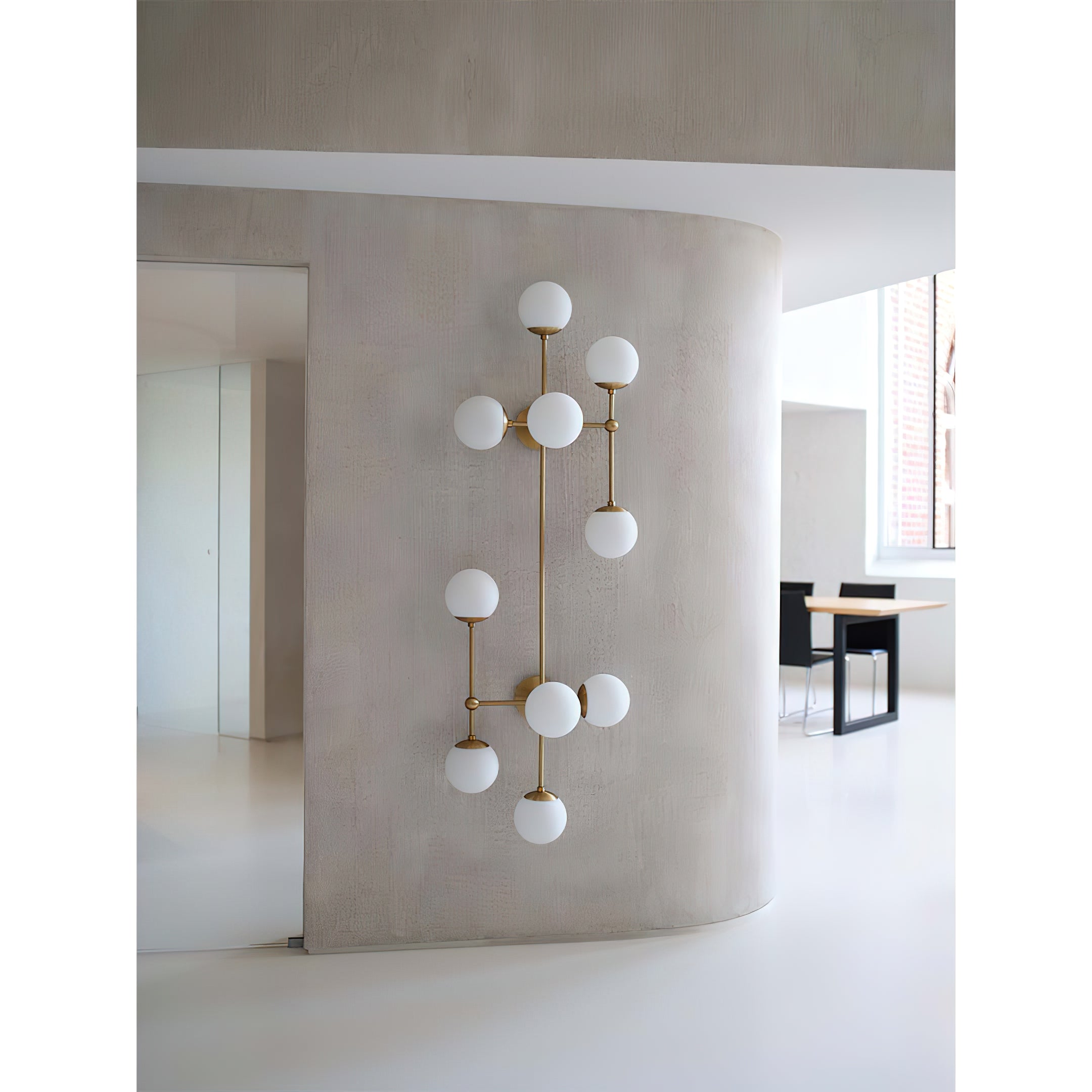 Ulfuvyo Modern Minimalist Glass Wall Lamp