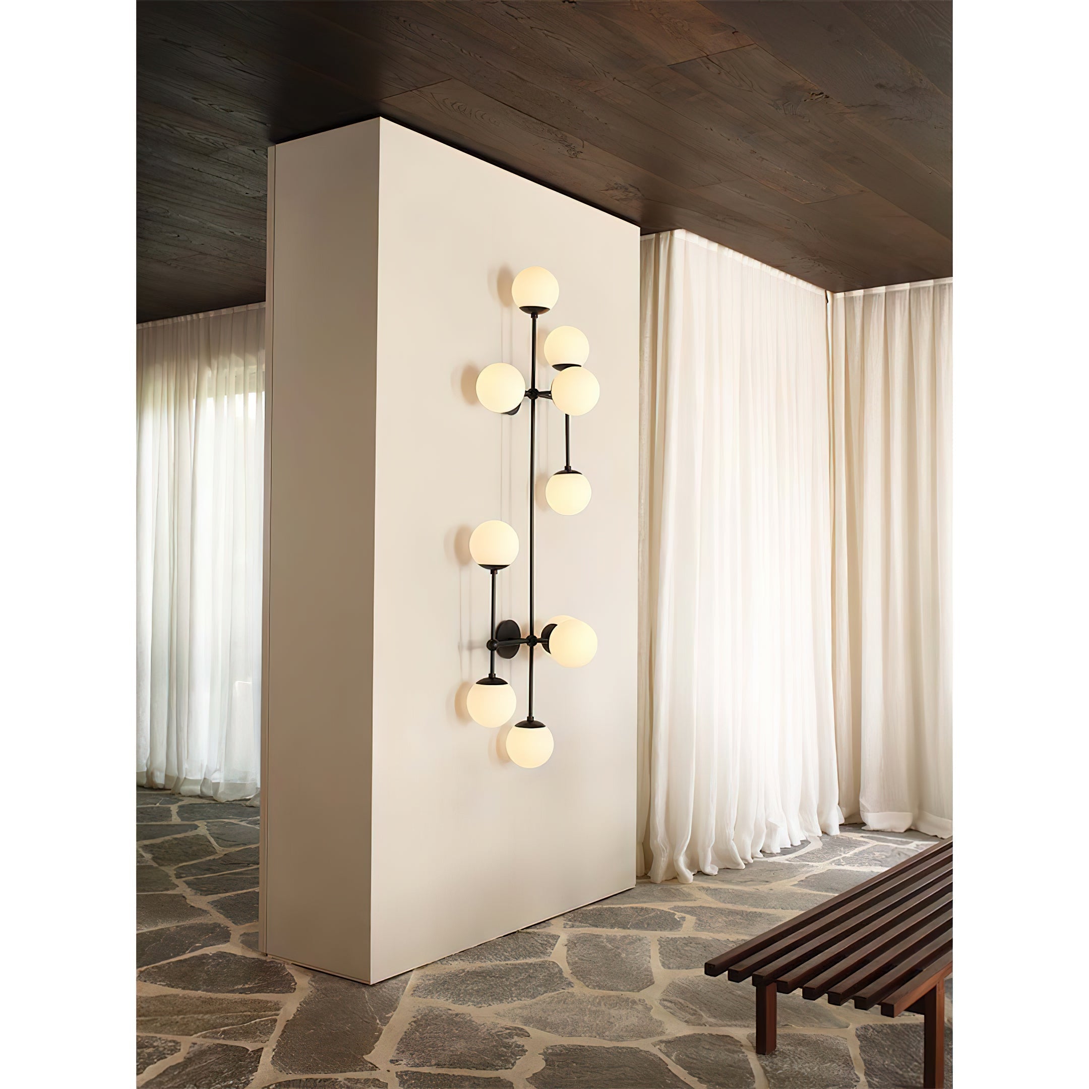 Ulfuvyo Modern Minimalist Glass Wall Lamp
