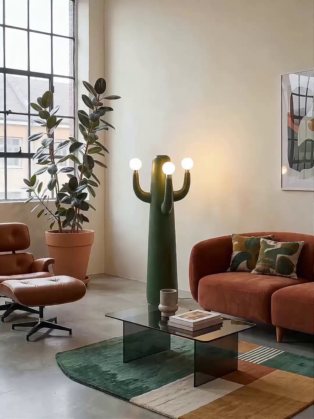 Solenna Art Cactus Floor Lamp