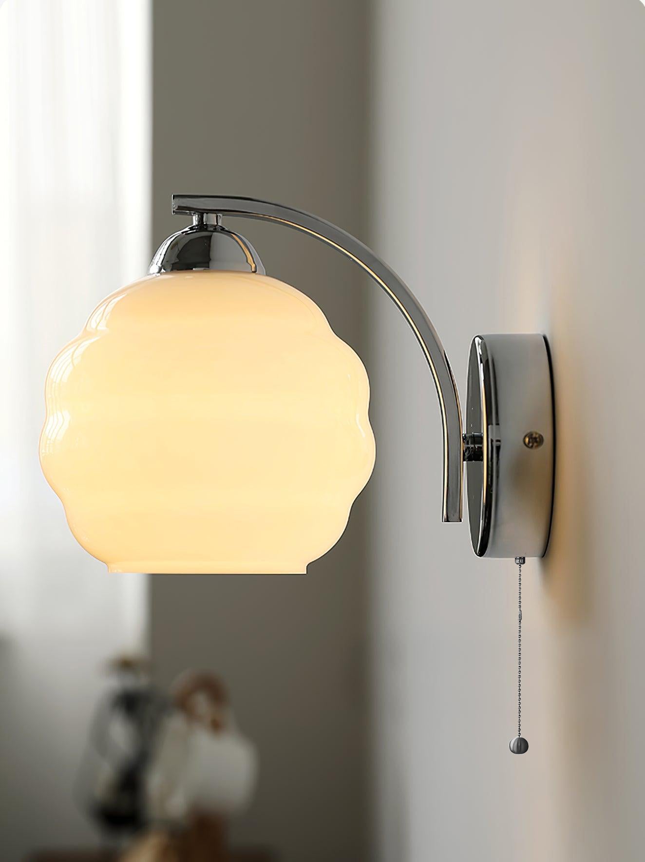 Jasenor Beauty Premium Nordic Art Glass Wall Lamp