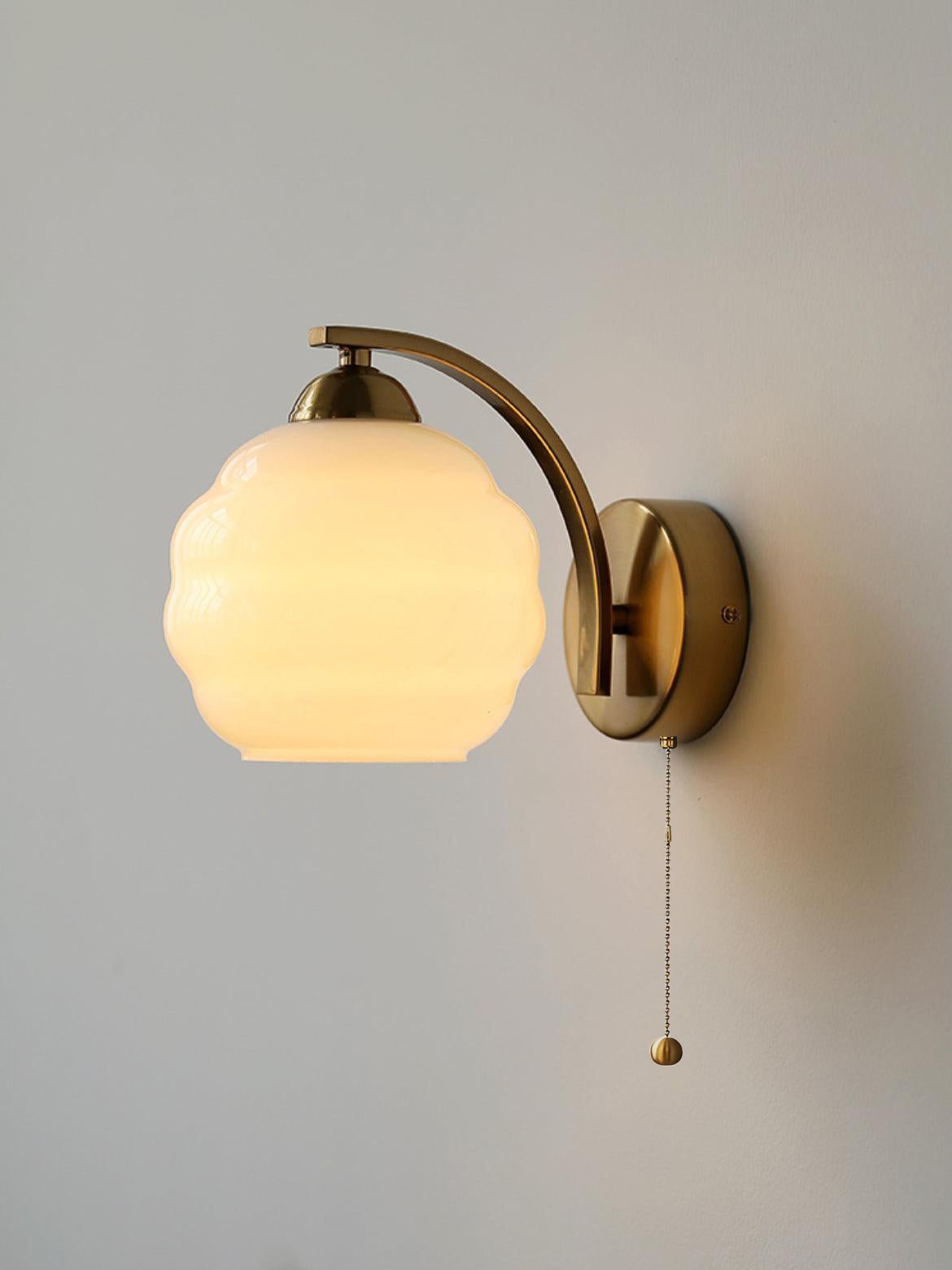Jasenor Beauty Premium Nordic Art Glass Wall Lamp