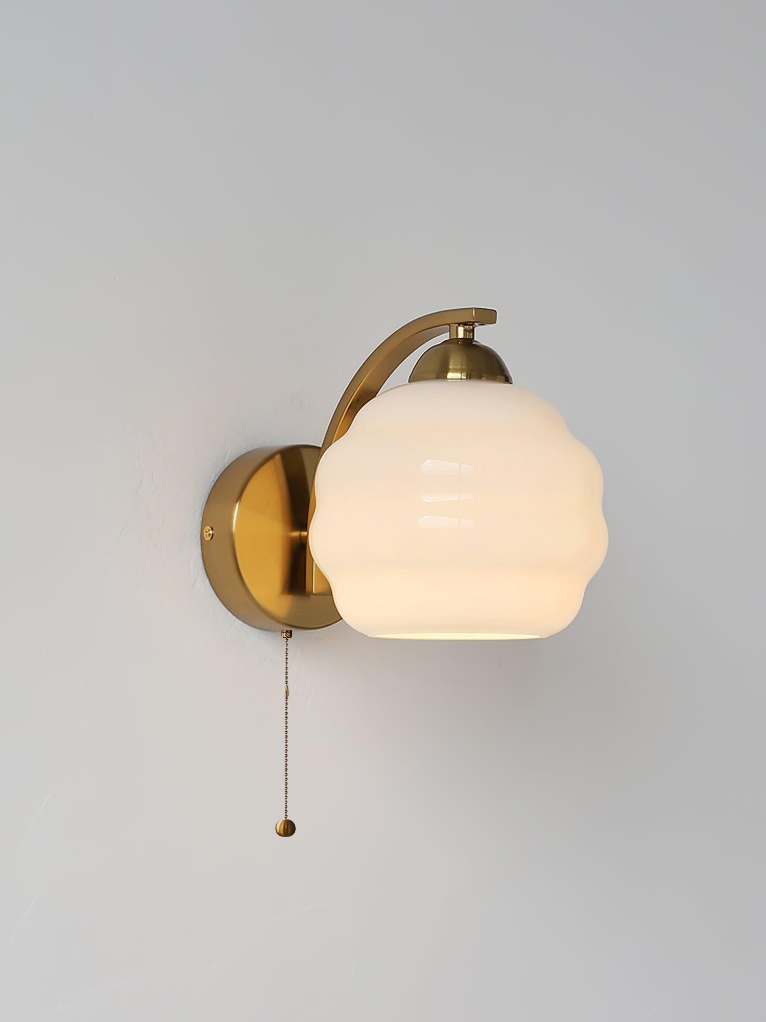 Jasenor Beauty Premium Nordic Art Glass Wall Lamp