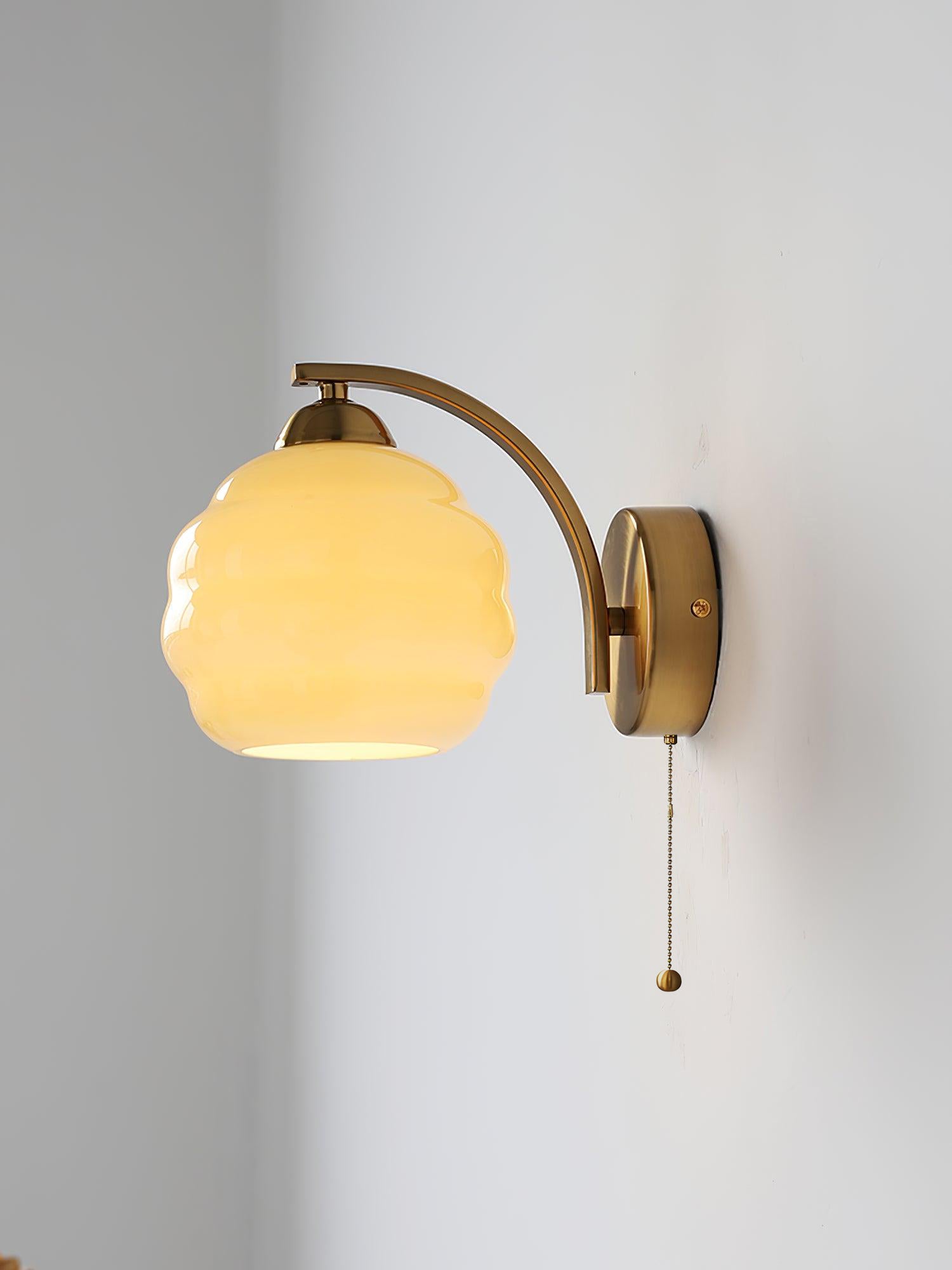 Jasenor Beauty Premium Nordic Art Glass Wall Lamp