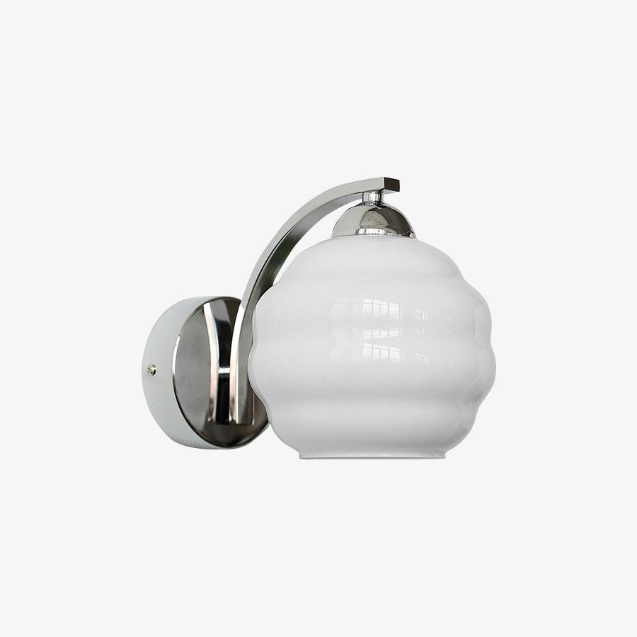 Eiraaine Wall Lamp Art Deco Glass Chrome
