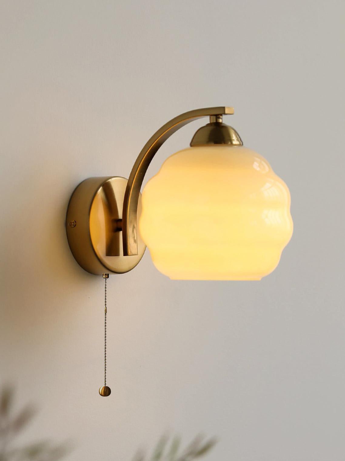 Jasenor Beauty Premium Nordic Art Glass Wall Lamp