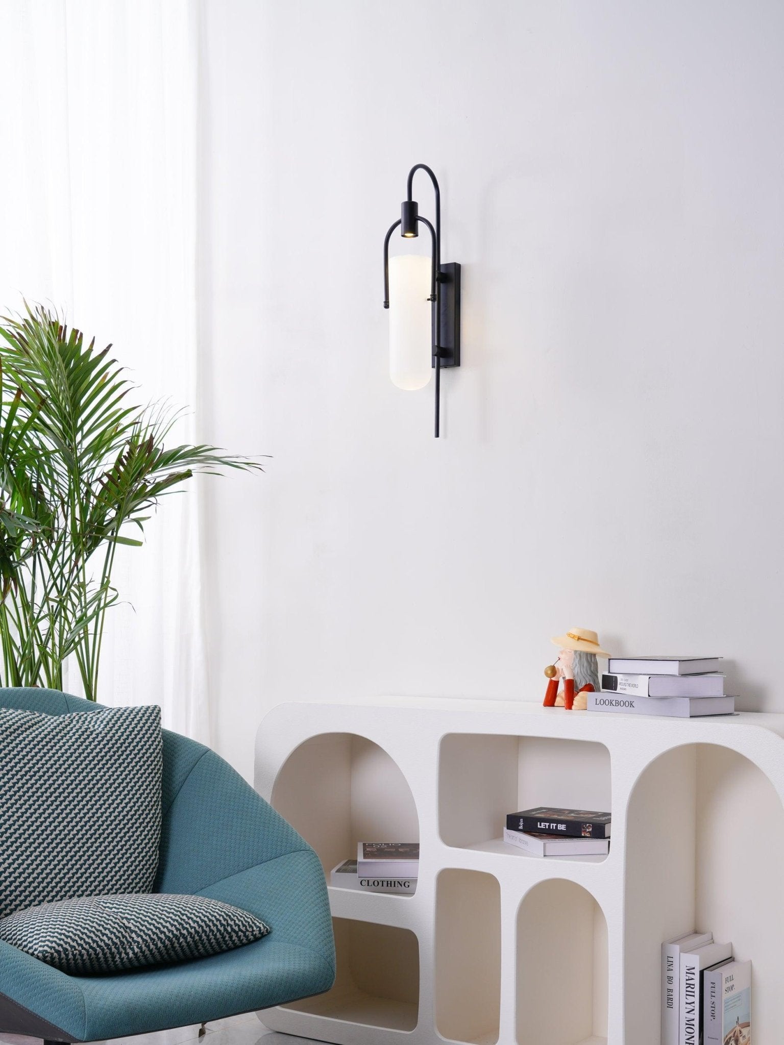 Liororaya Wall Lamp Arc Glass Modern
