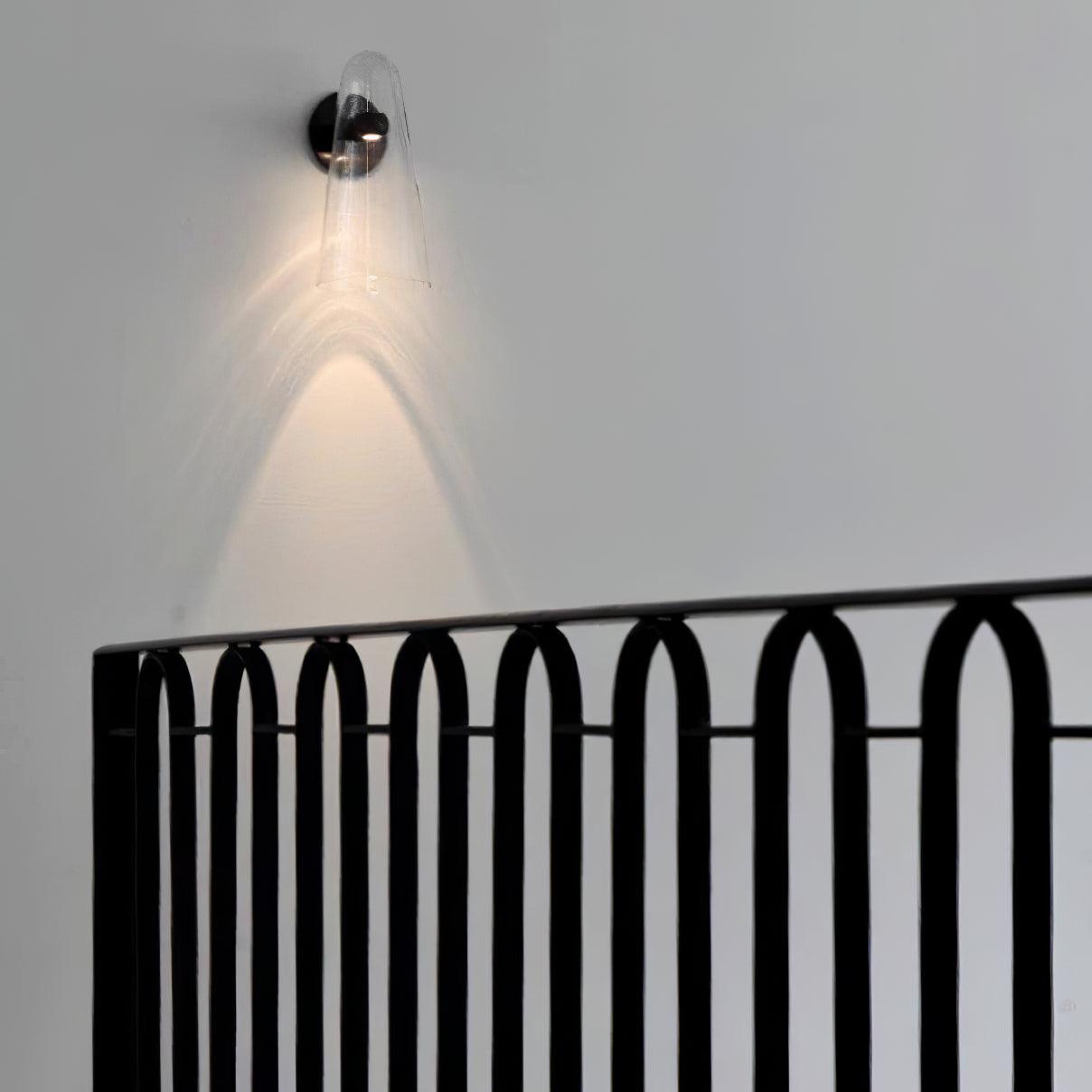 Velivira Conical Glass Wall Light