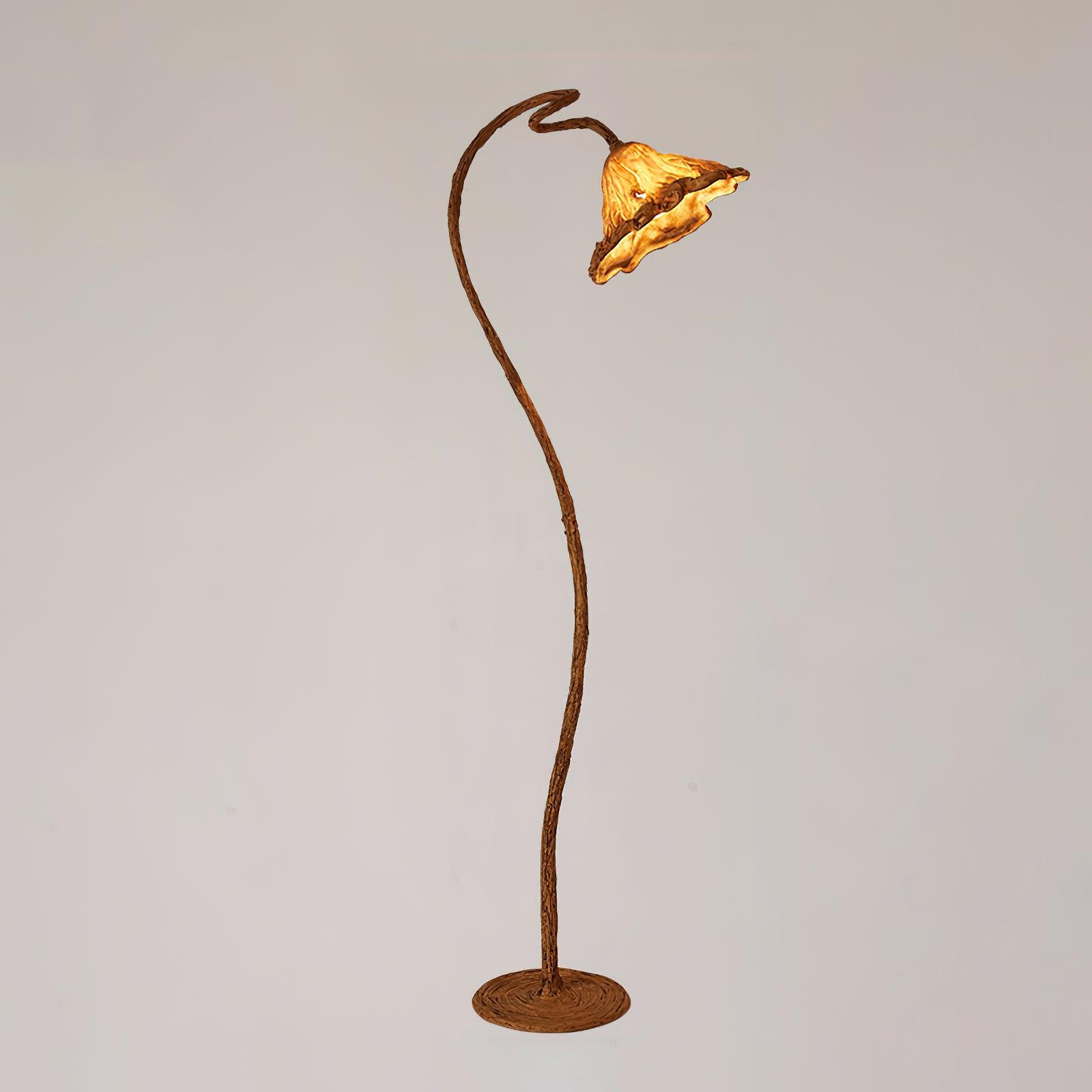 Ailo Natural Resin Floor Lamp