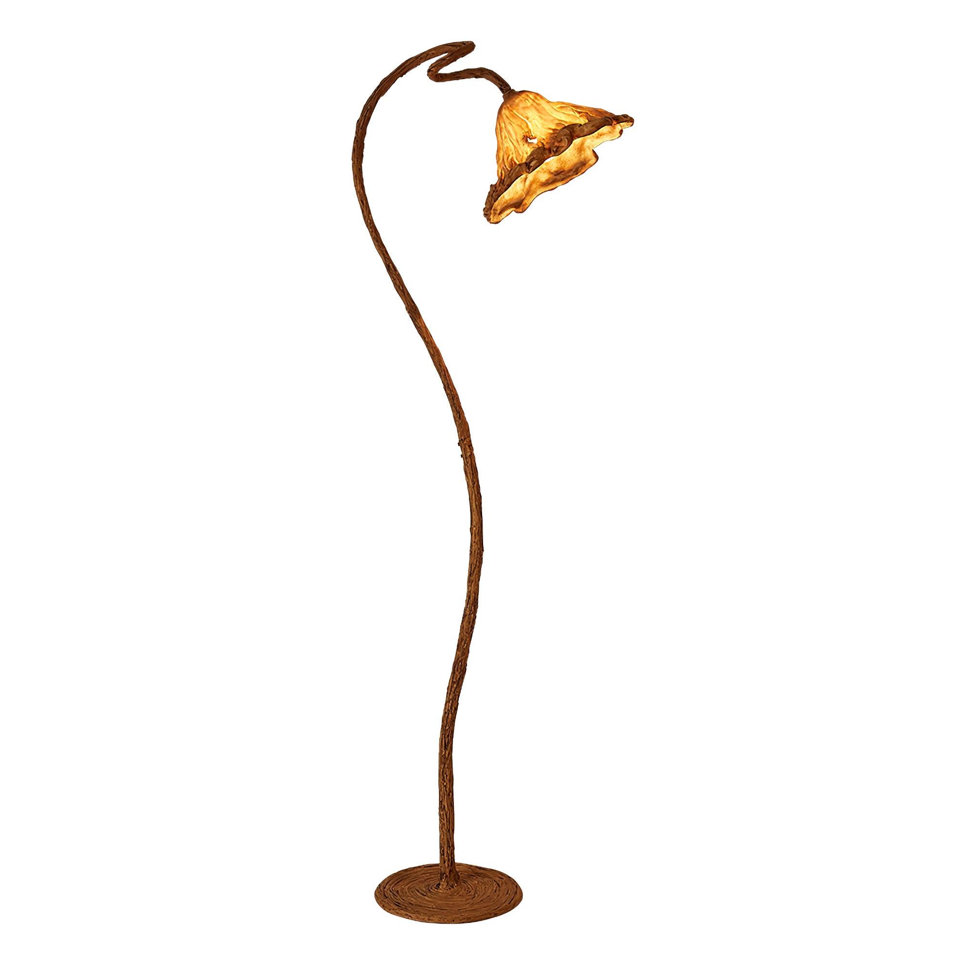 Ailo Natural Resin Floor Lamp