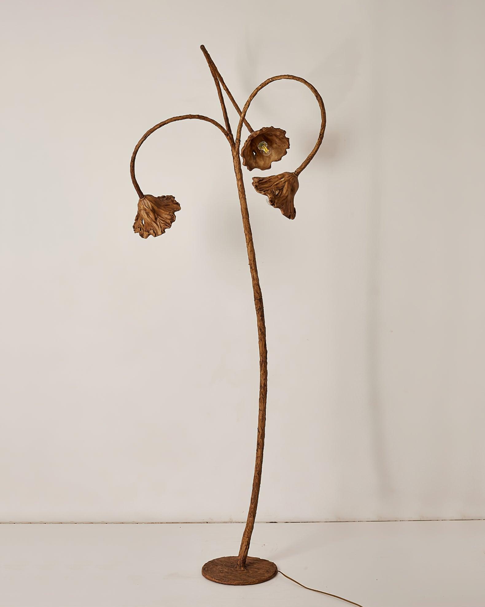 Ailo Natural Resin Floor Lamp