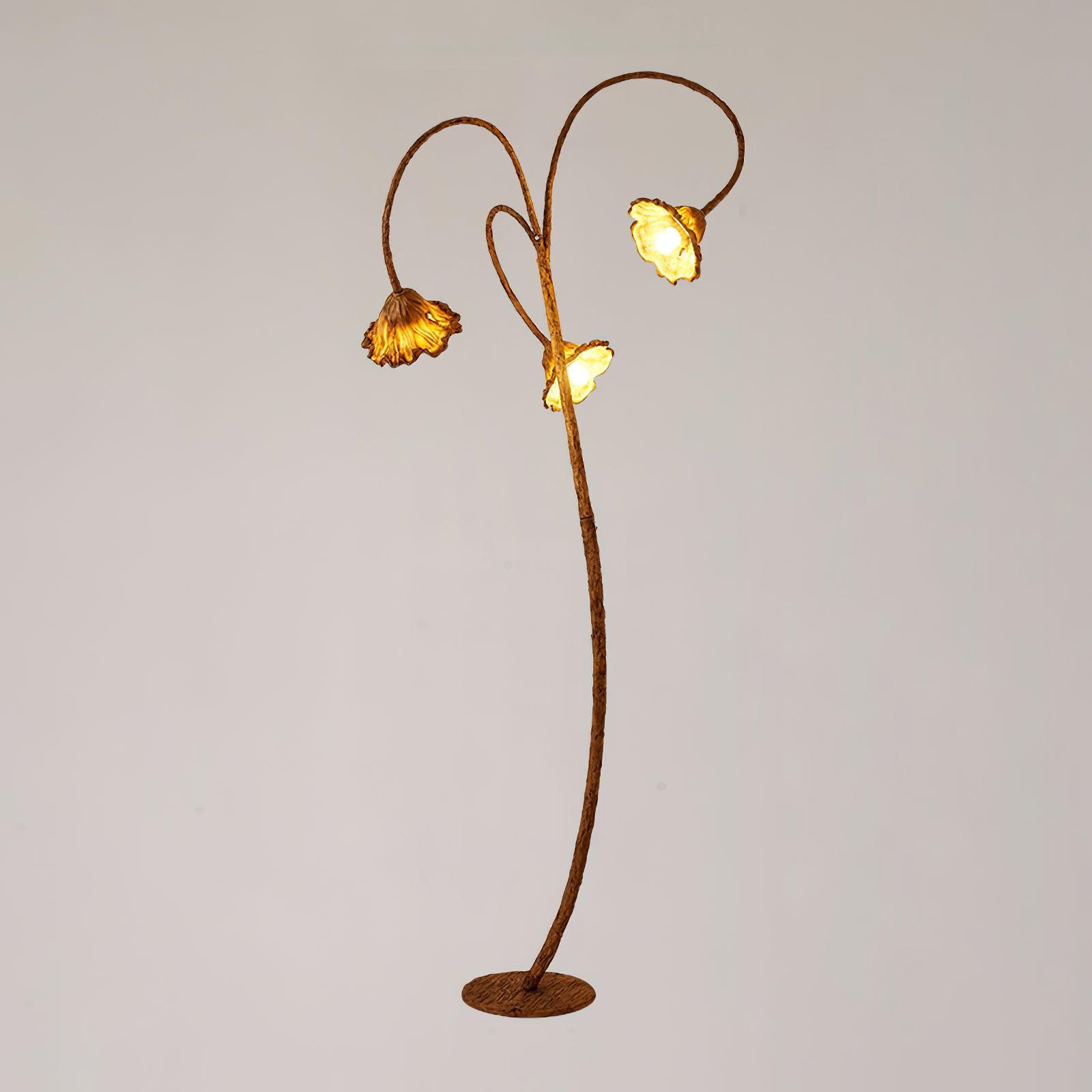 Ailo Natural Resin Floor Lamp