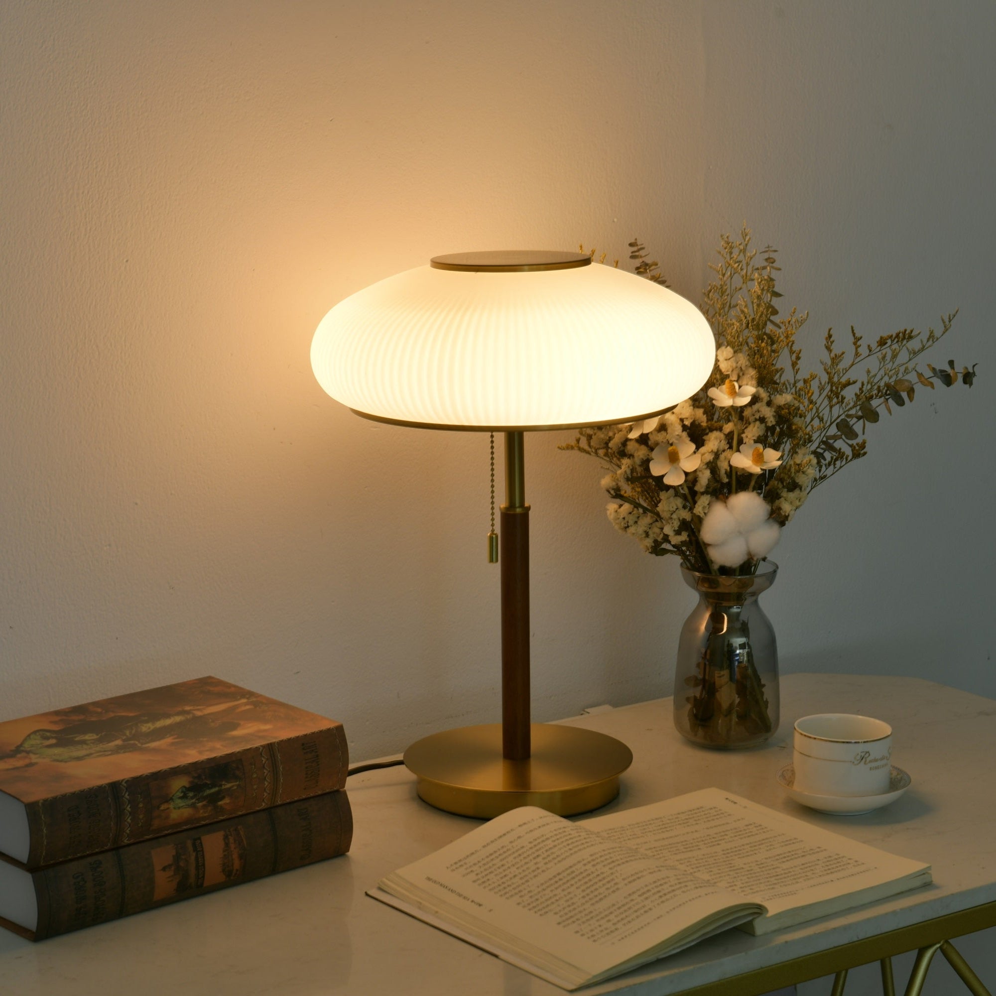 Dex Modern Glass Table Lamp
