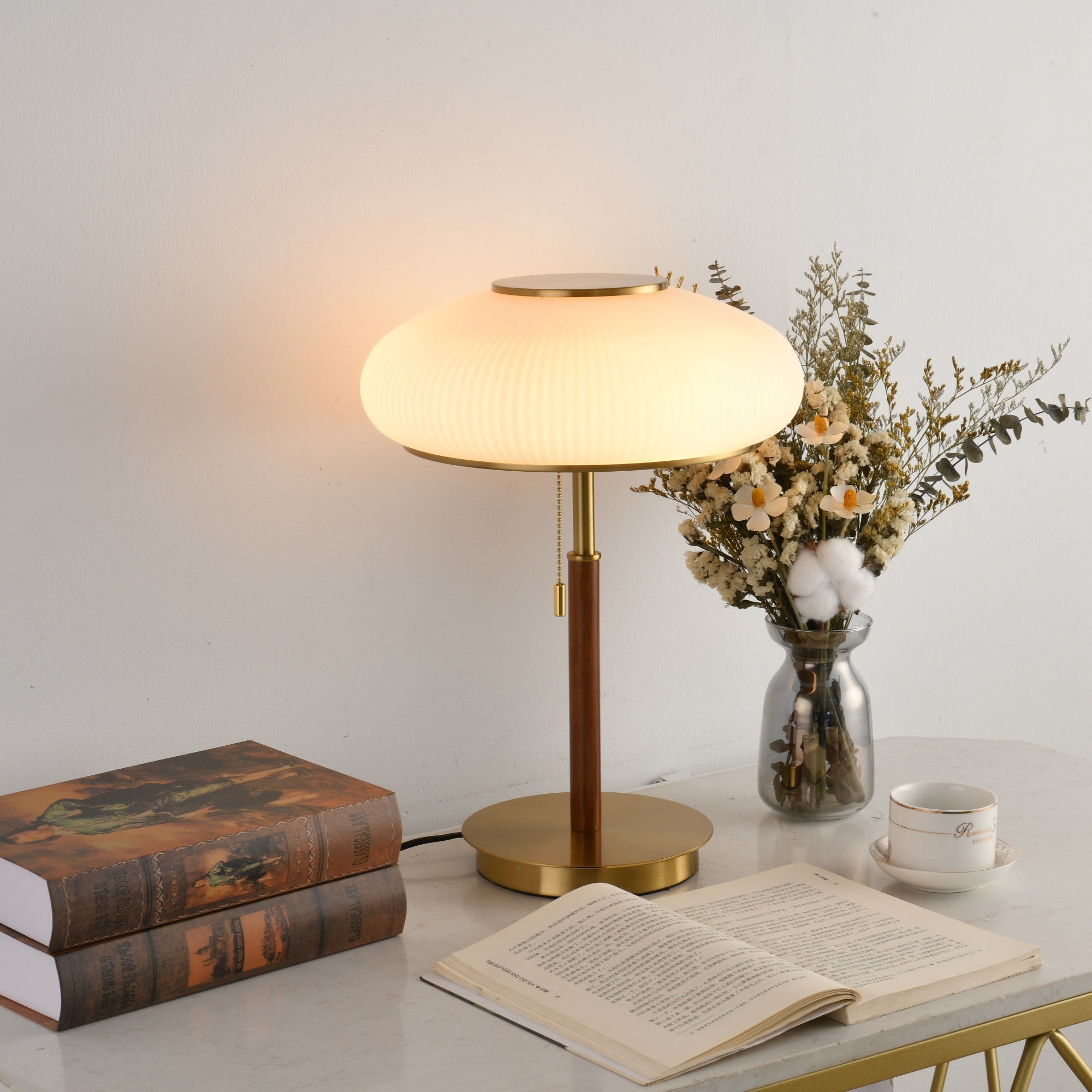 Dex Modern Glass Table Lamp