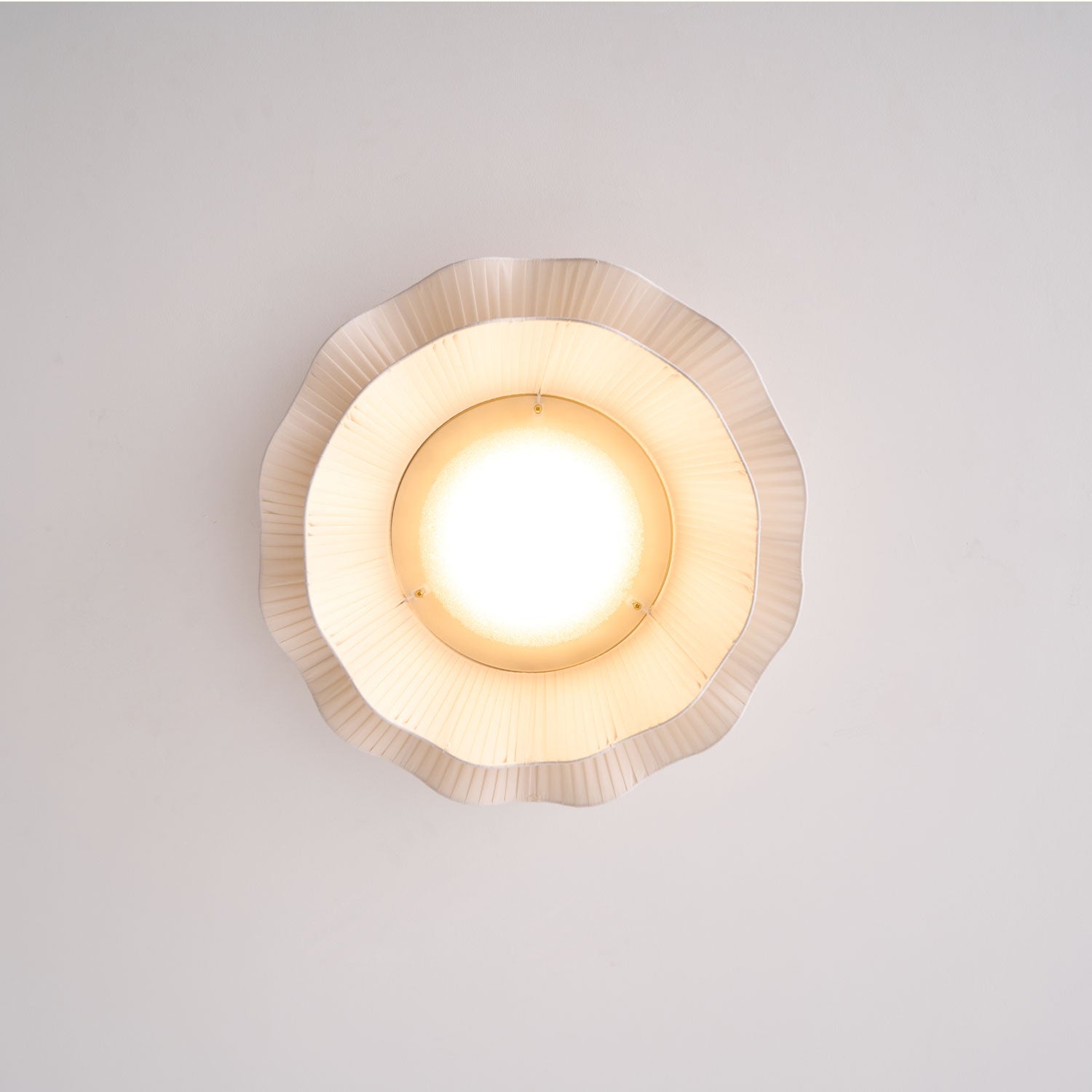 Rosebrook Fabric Wave Flush Mount Ceiling Light