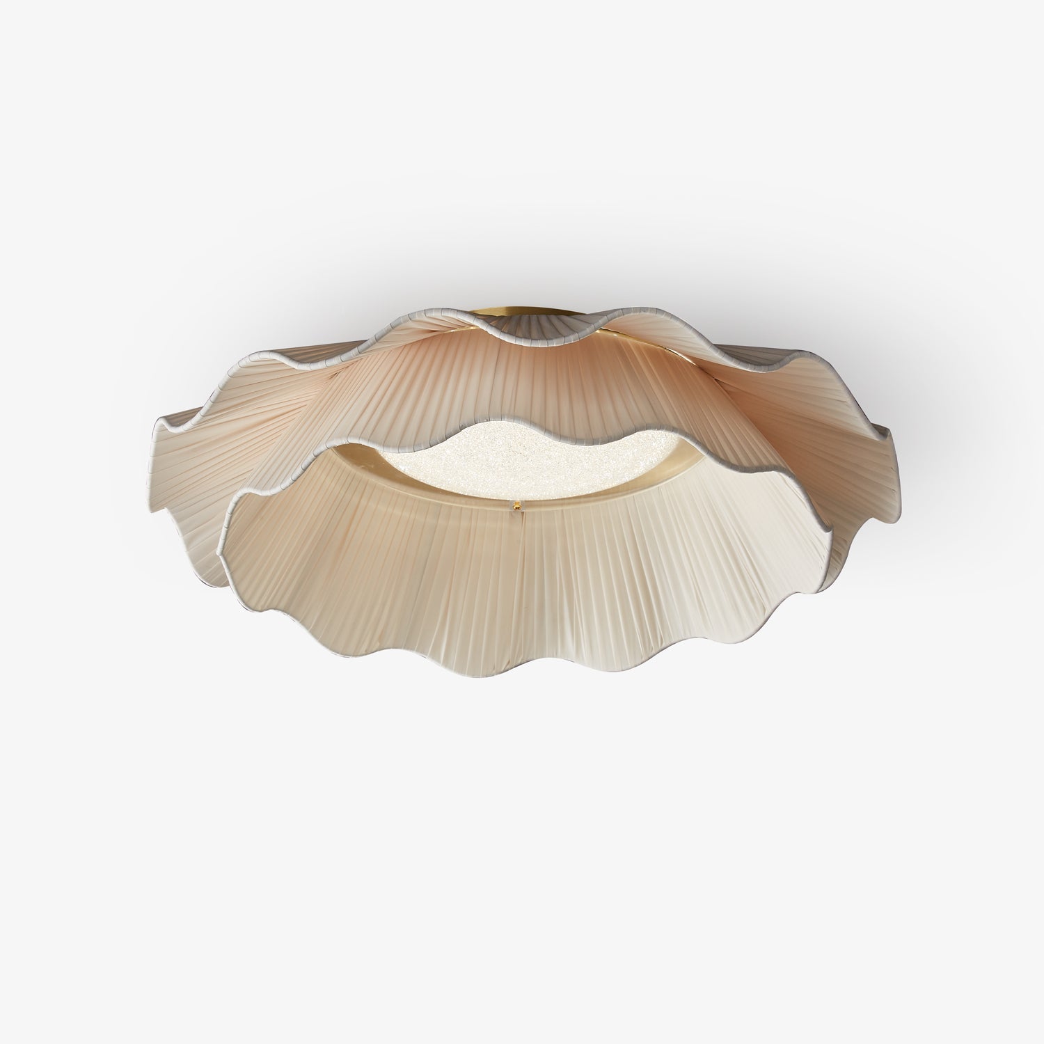 Rosebrook Fabric Wave Flush Mount Ceiling Light
