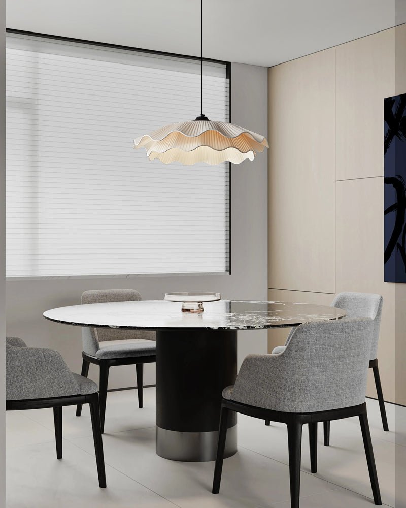 Stonewood Fabric Wave Pendant Light