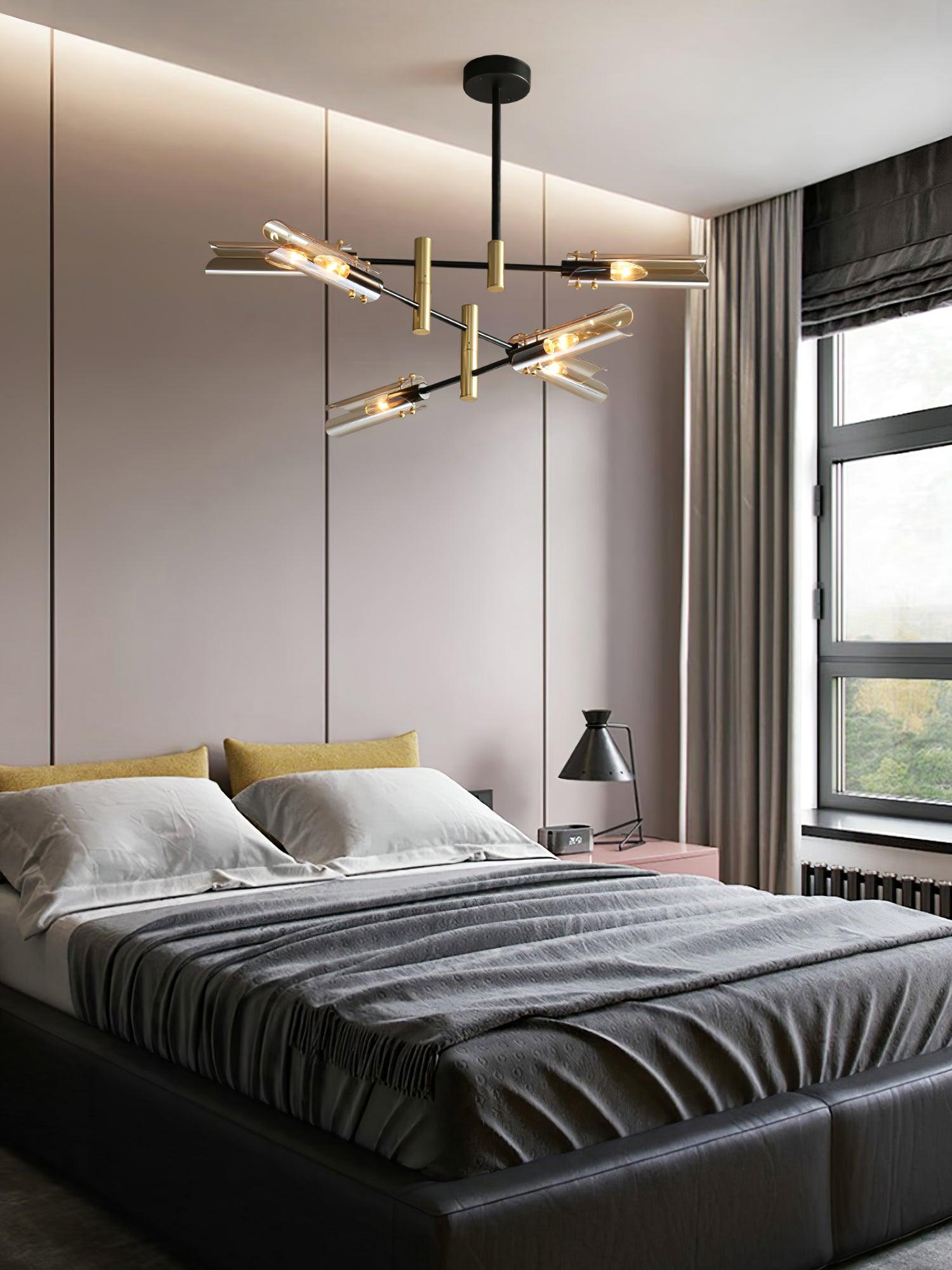 Eloz Chandelier Double 6-Light Modern
