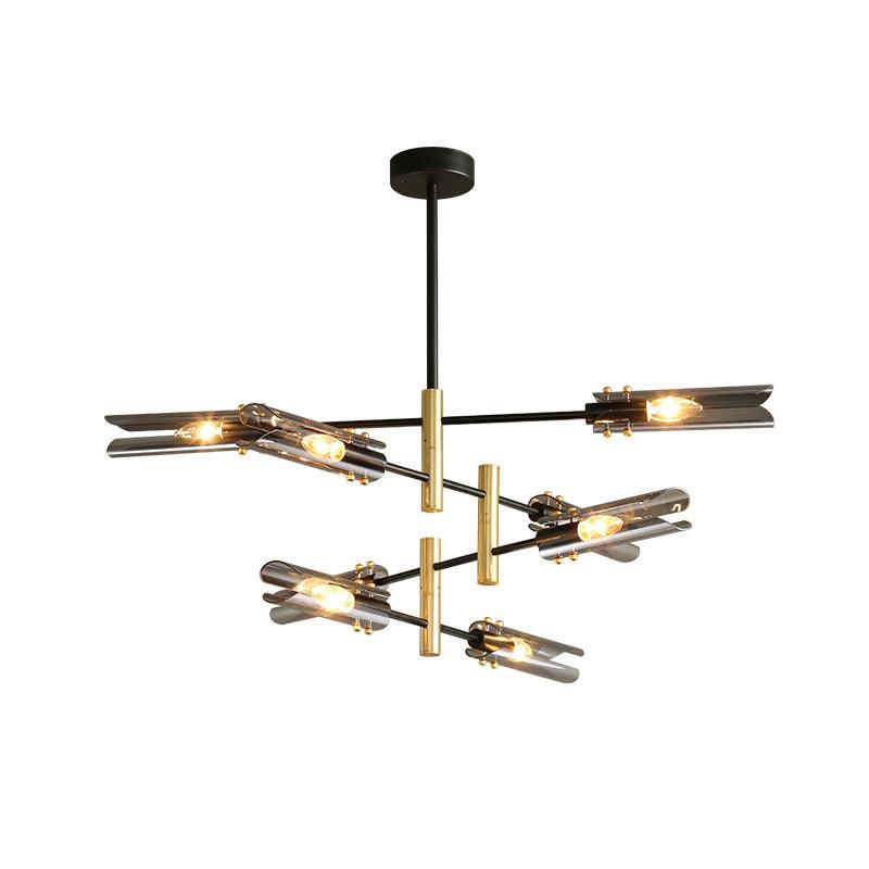 Eloz Chandelier Double 6-Light Modern