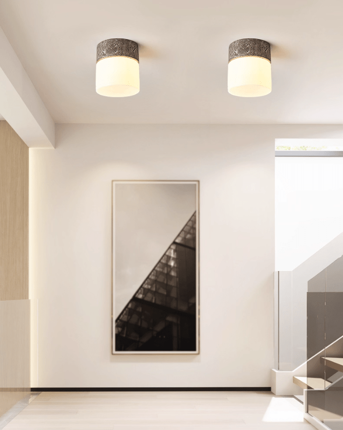 Valirina Travertine Ceiling Lamp