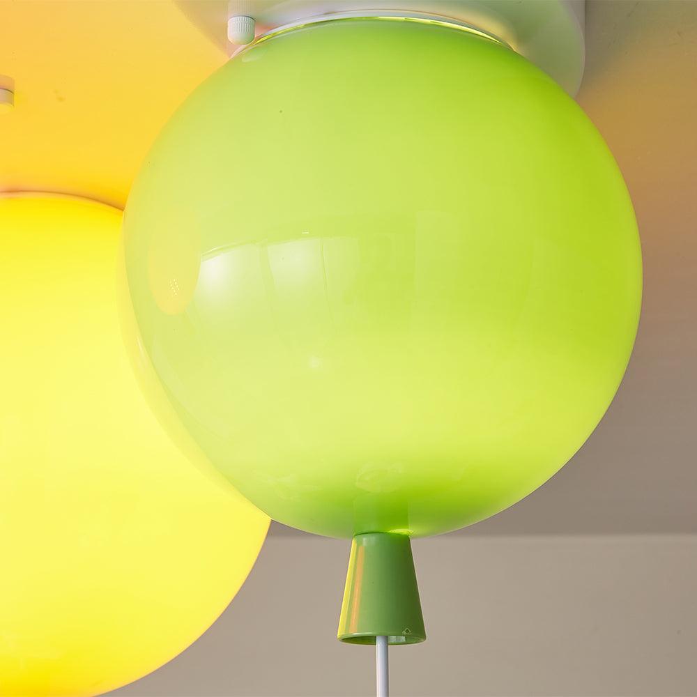 Lumanelle Ceiling Lamp Astronaut Glossy Balloon for Kid's Room