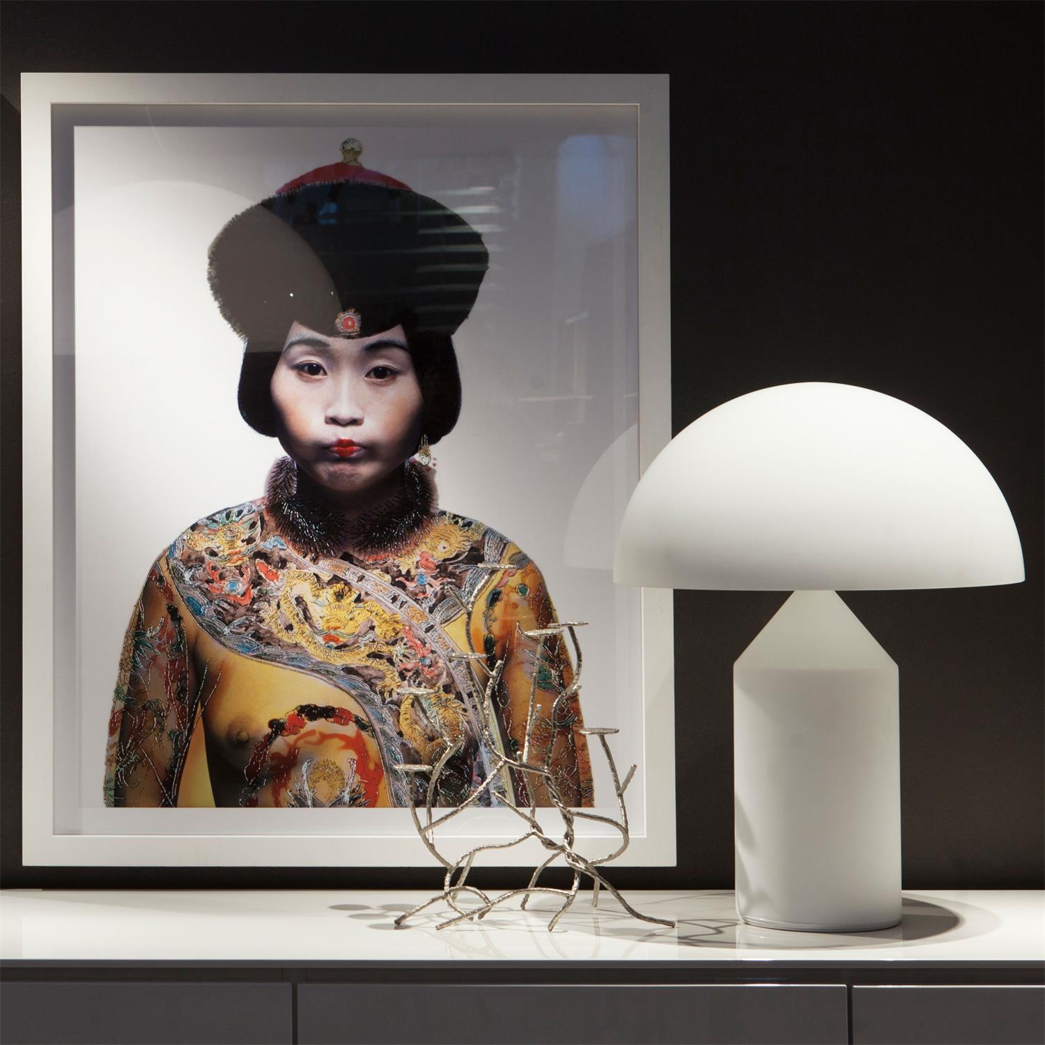 Celanielle Glass Table Lamp
